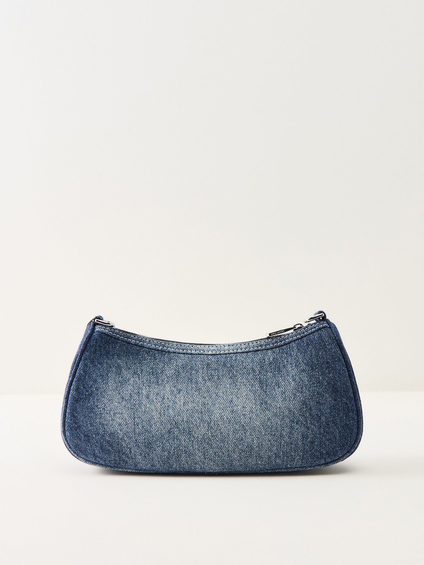 Denim Charm Shoulder Bag Blue