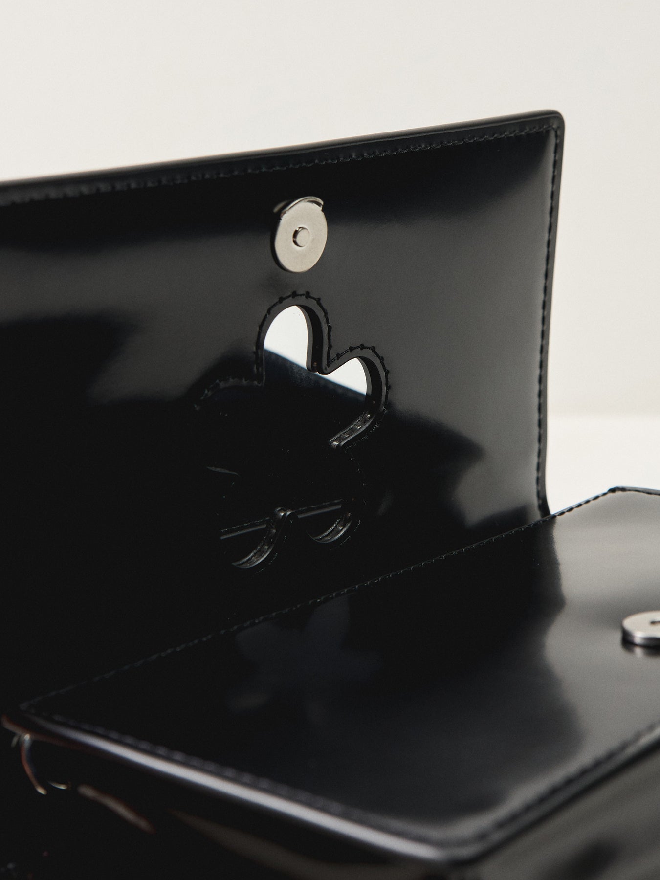 Glam Mirror Mini Bag Black