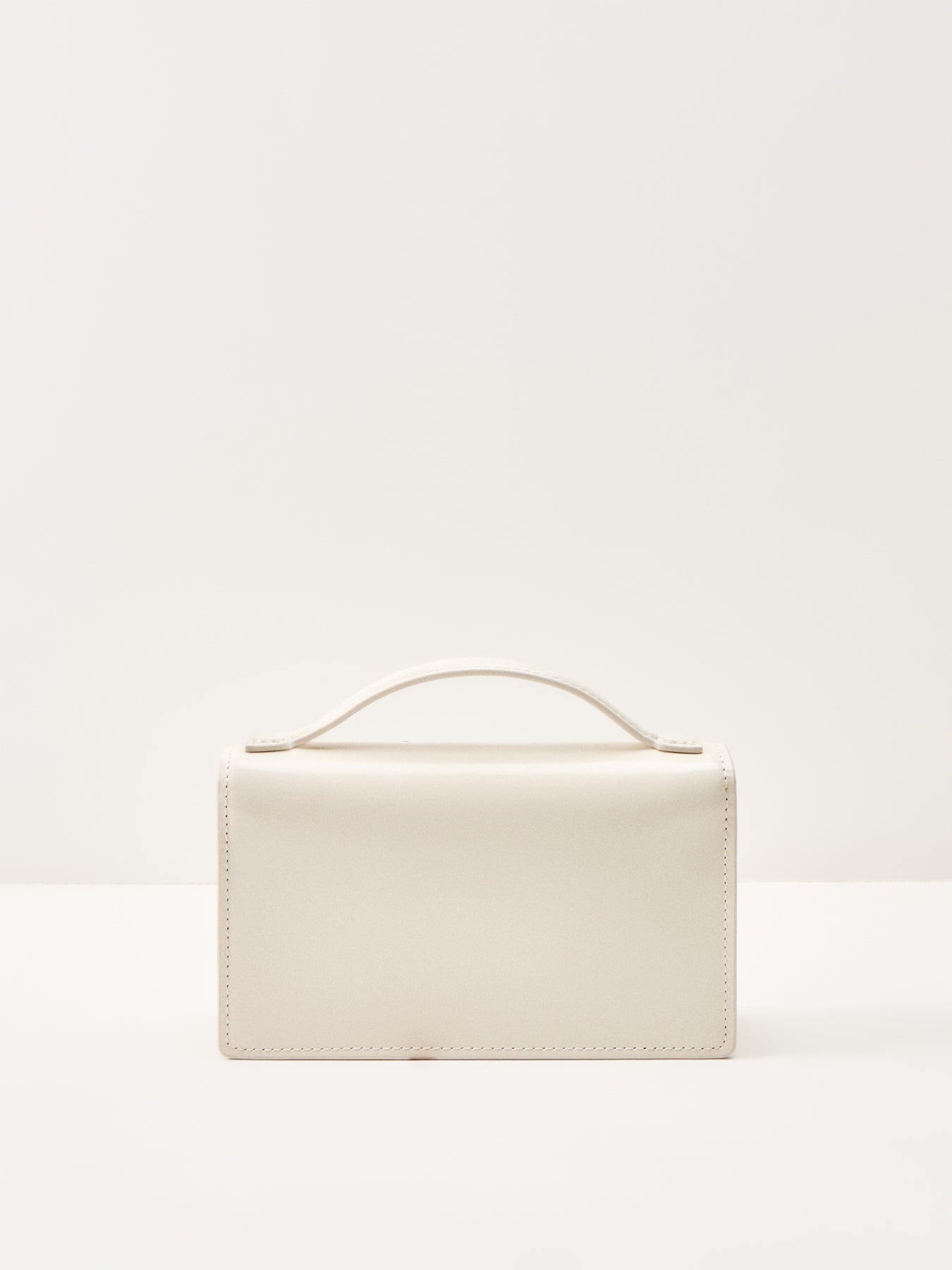 Glam Mirror Mini Bag White