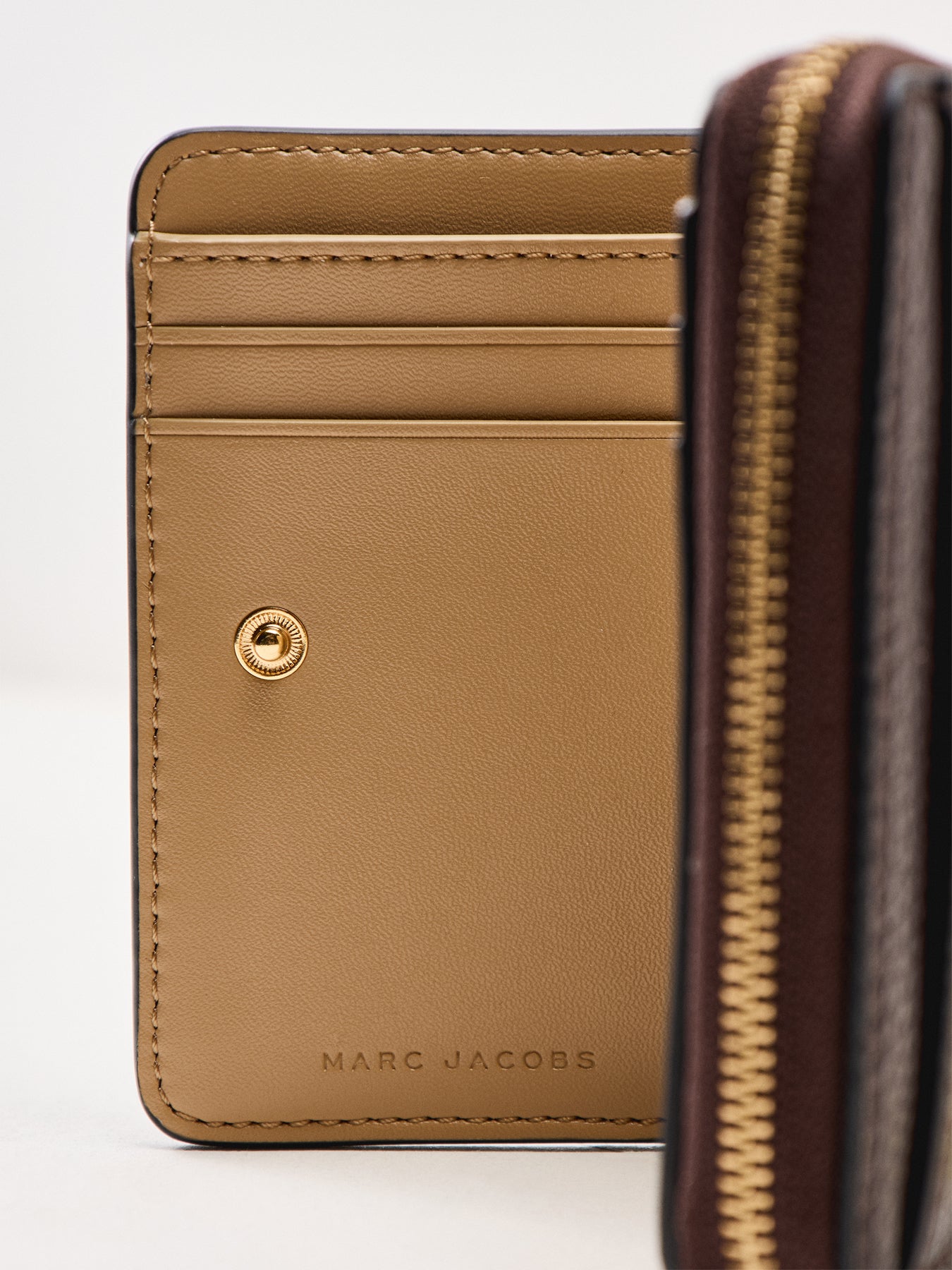 The Mini Compact Wallet Brown