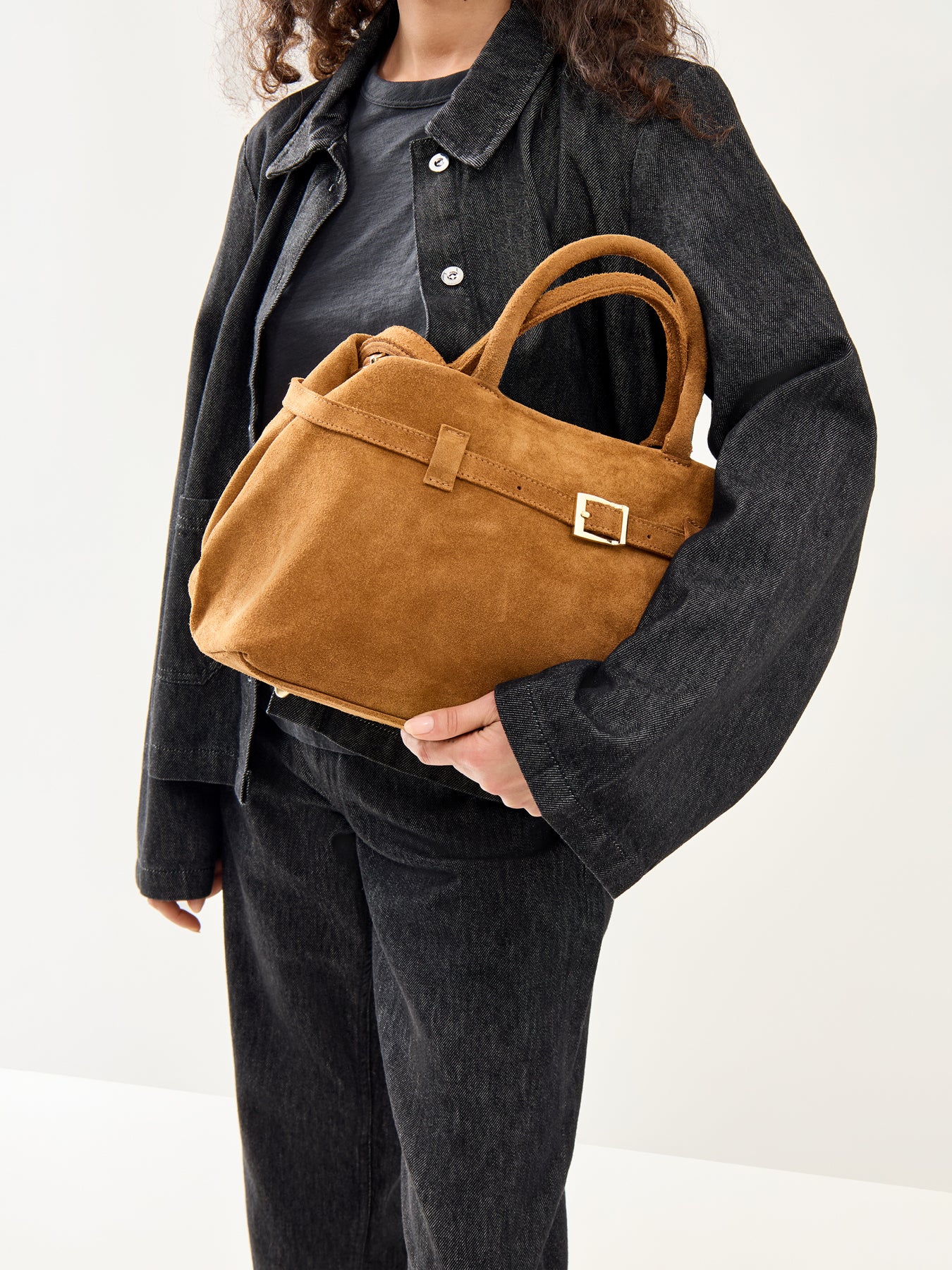 Pacino Suede Belt Bag Tan