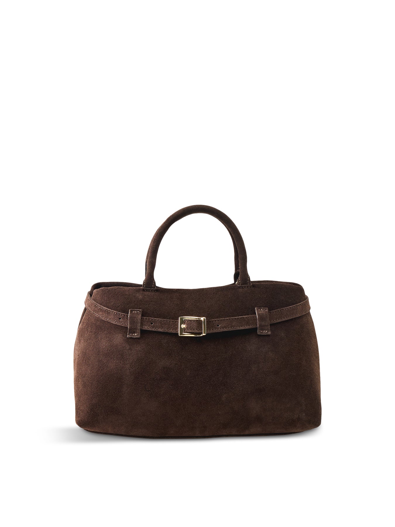 Pacino Belt Suede Bag Brown