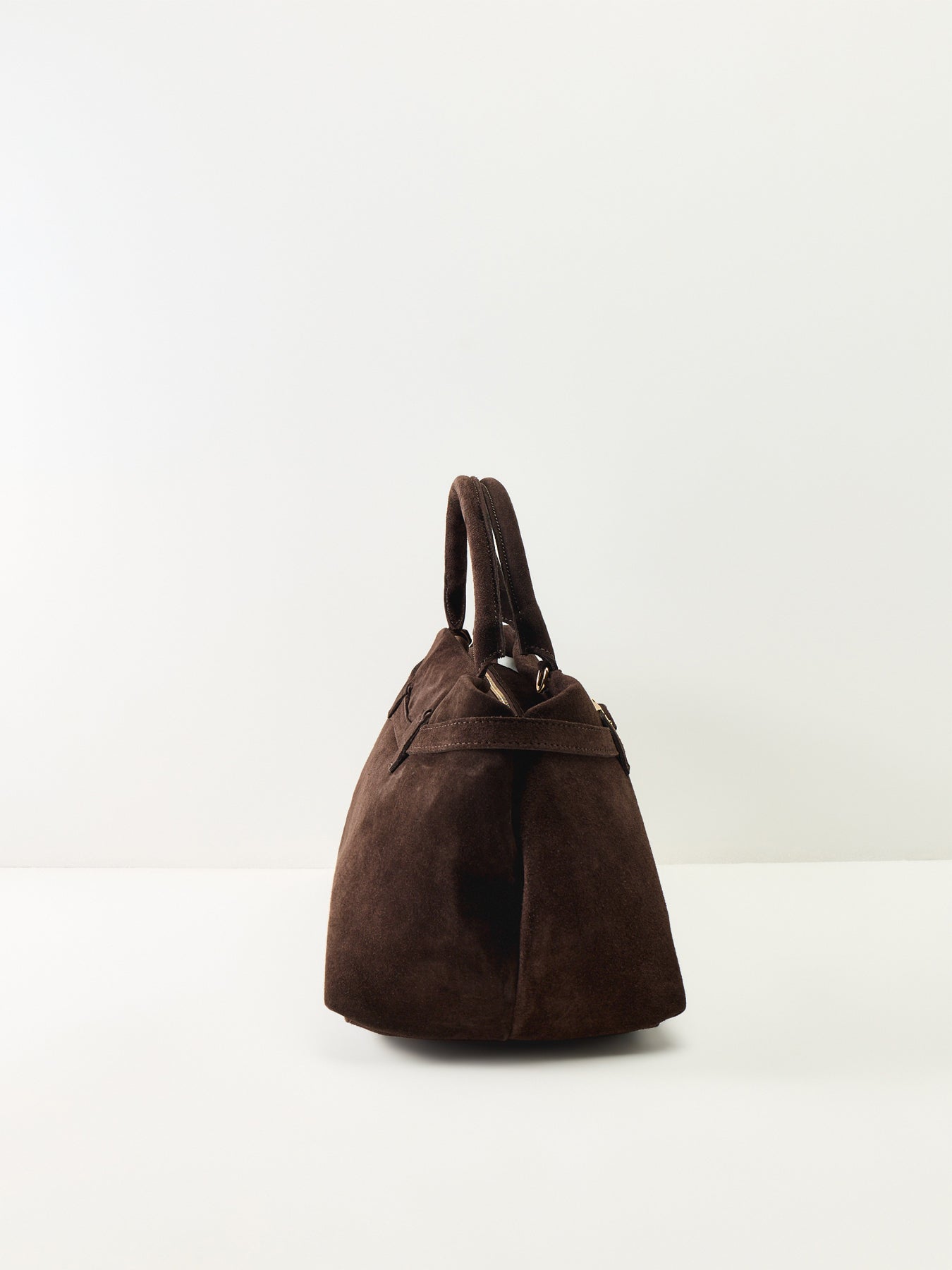 Pacino Belt Suede Bag Brown