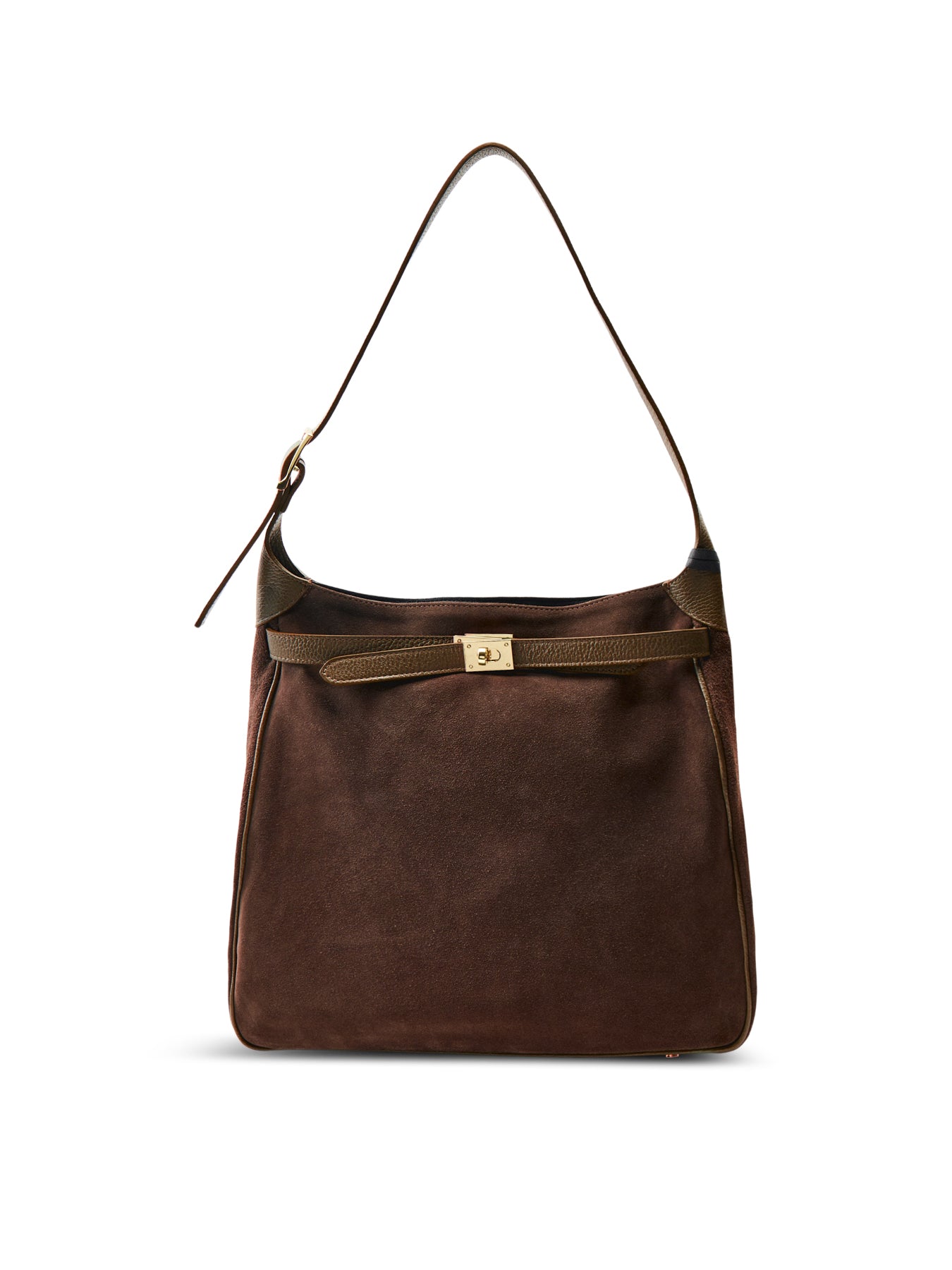 Claude Suede Match Bag Brown