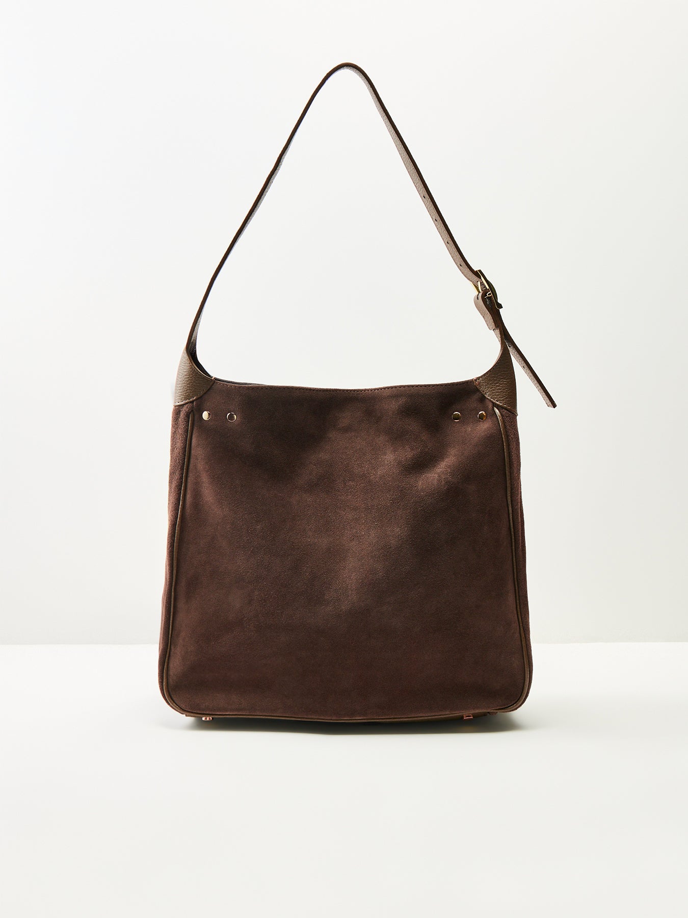 Claude Suede Match Bag Brown