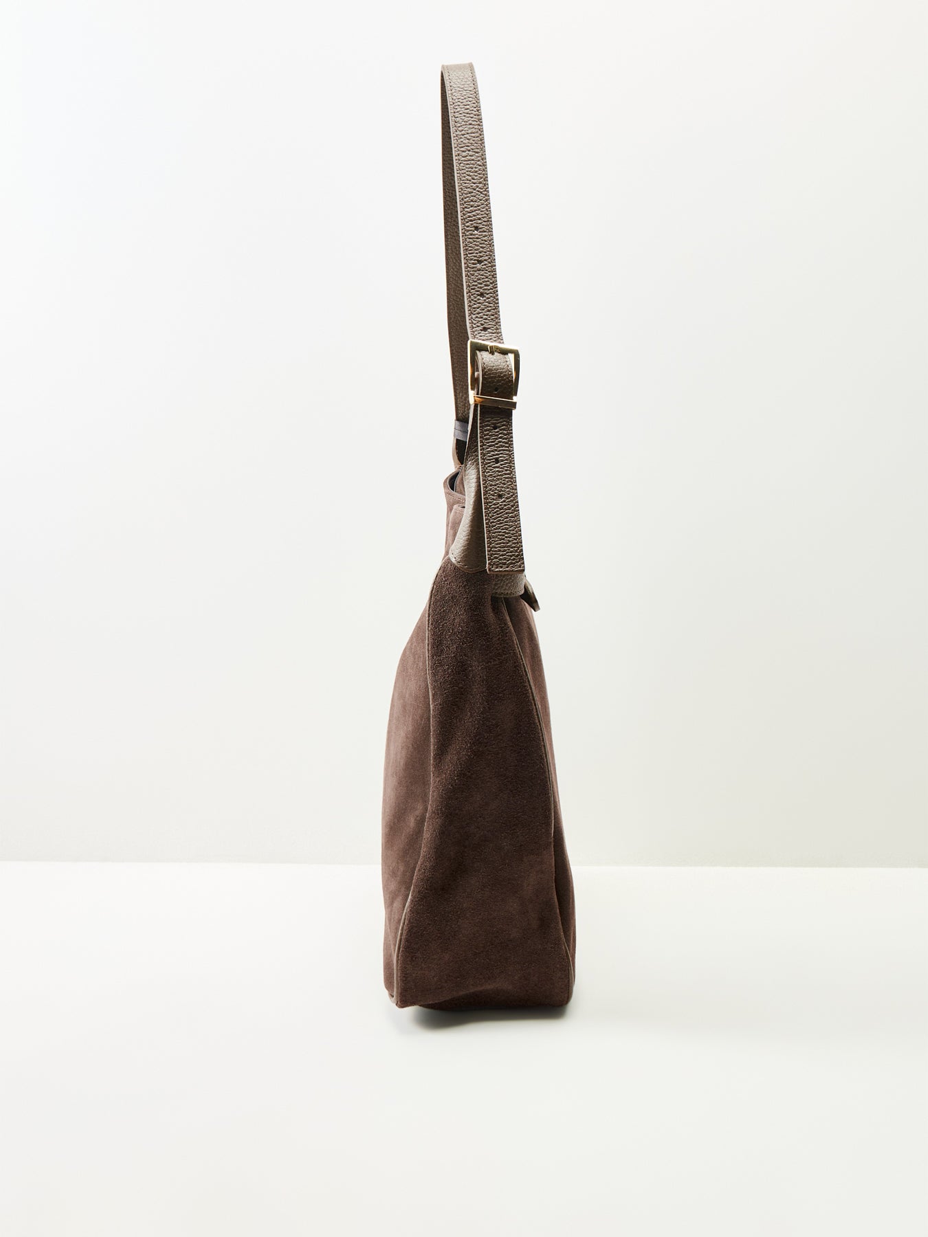 Claude Suede Match Bag Brown