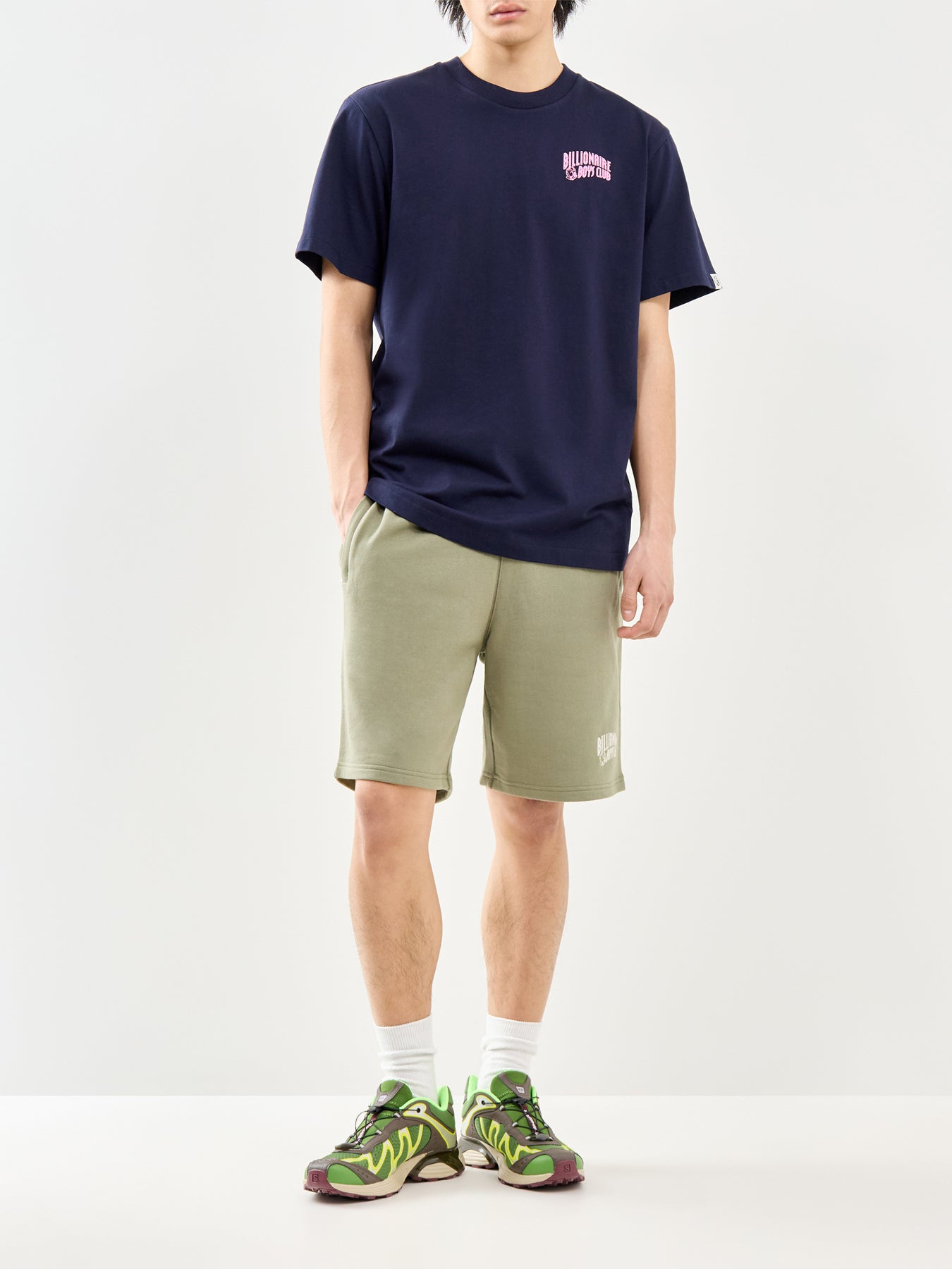 Small Arch Logo Shorts Olive