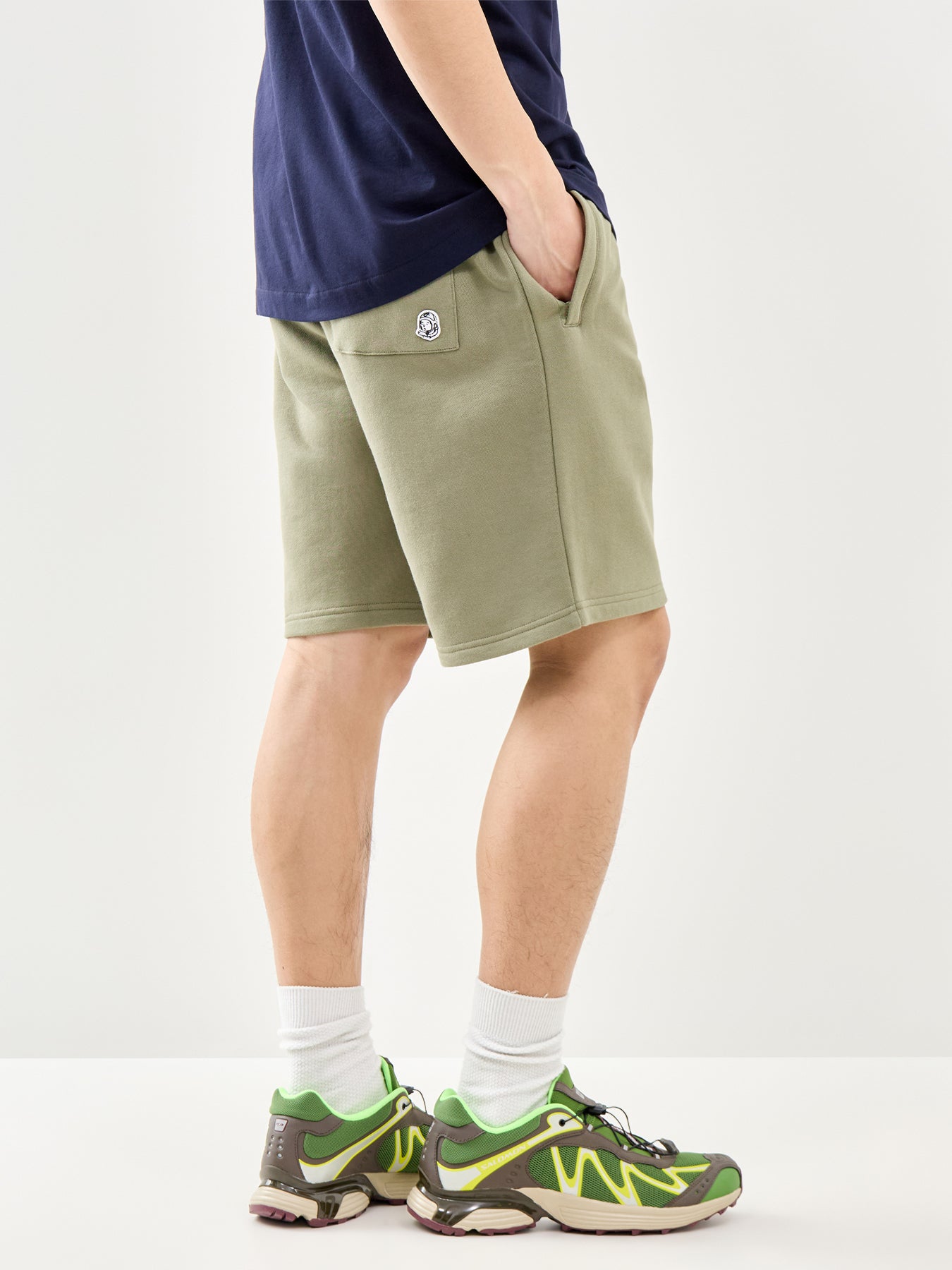 Small Arch Logo Shorts Olive