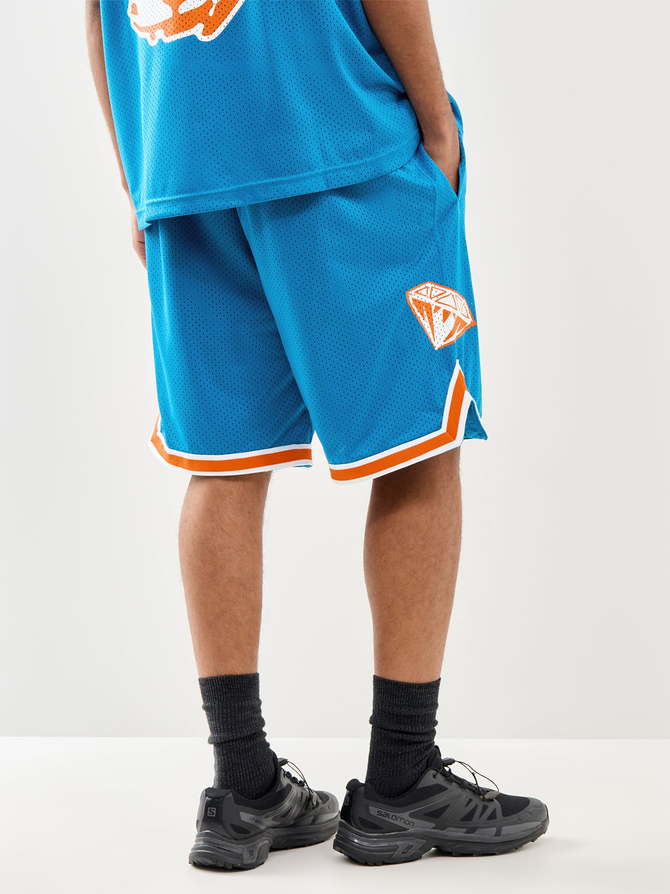 Mesh Sports Shorts Blue