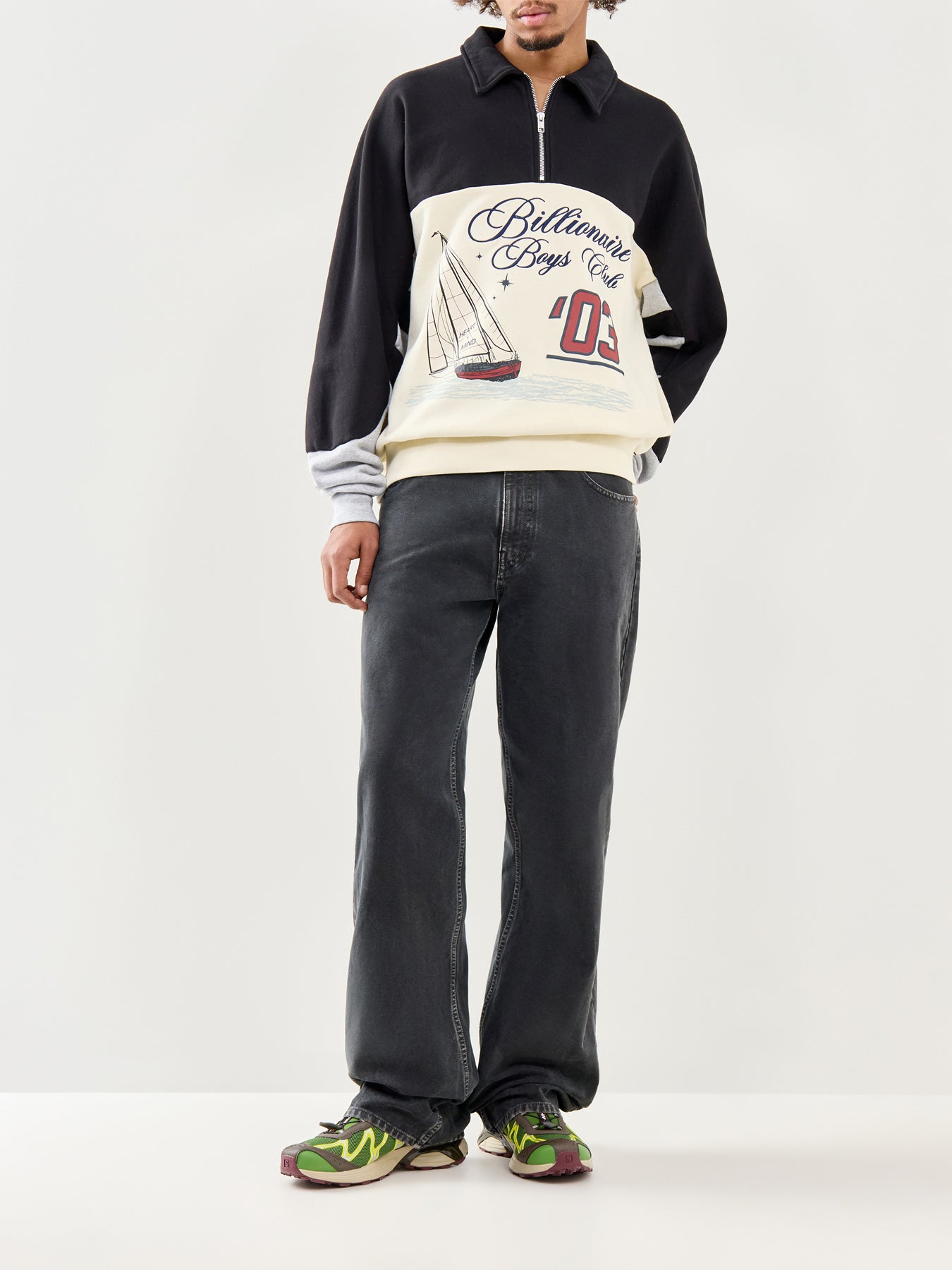 Regatta Panelled Quarter Zip Multi