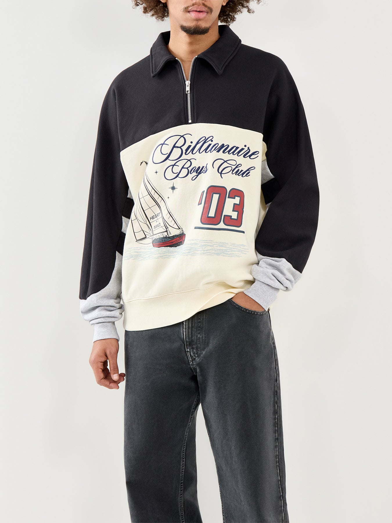 Regatta Panelled Quarter Zip Multi