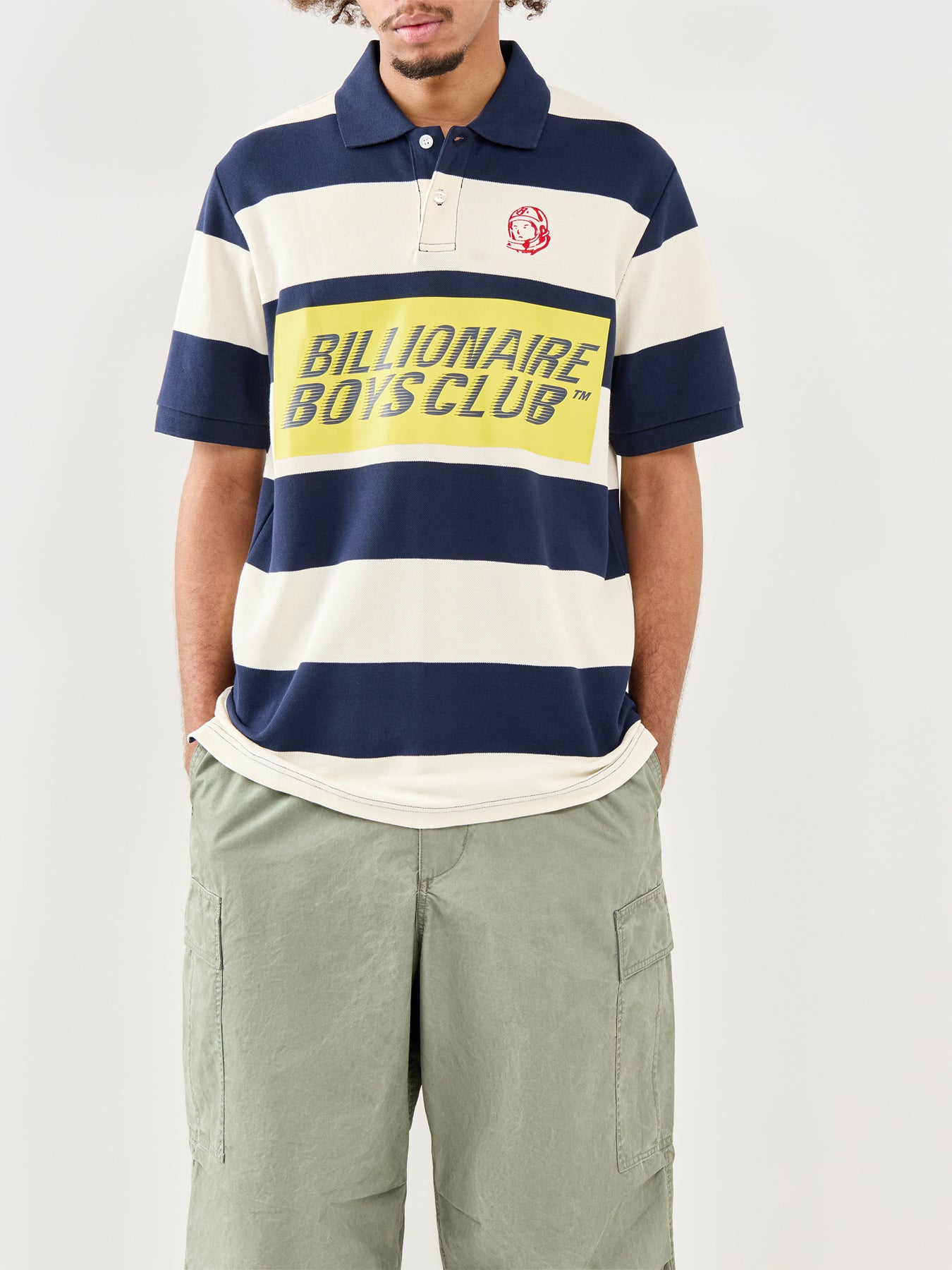 Regatta Stripe Long Sleeve Polo Shirt Multi