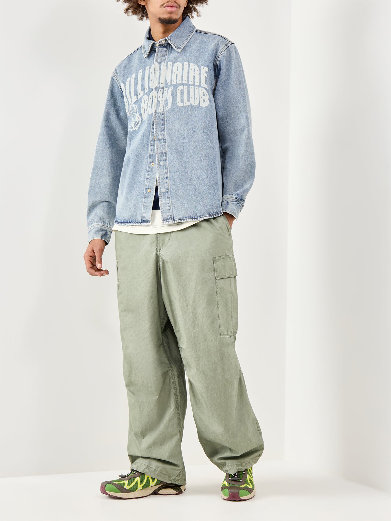 Faded Denim Shirt Blue
