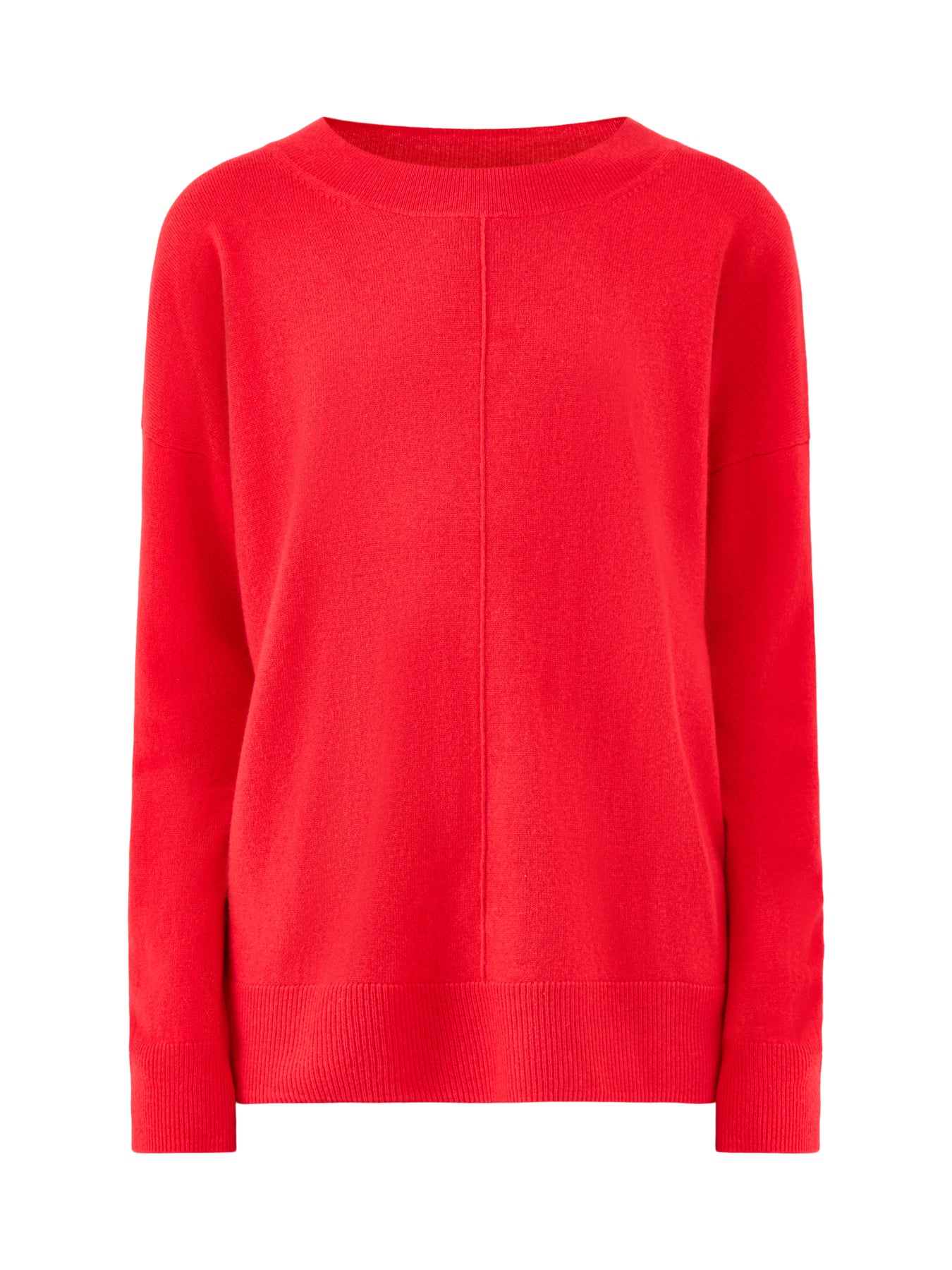 Wide Slouchy Jumper Red