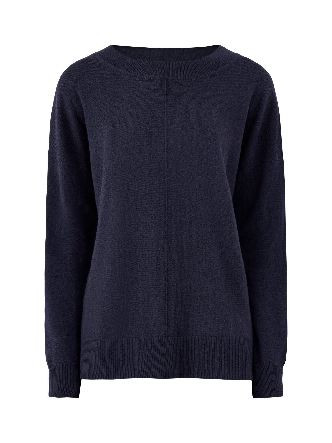 Wide Slouchy Jumper Navy