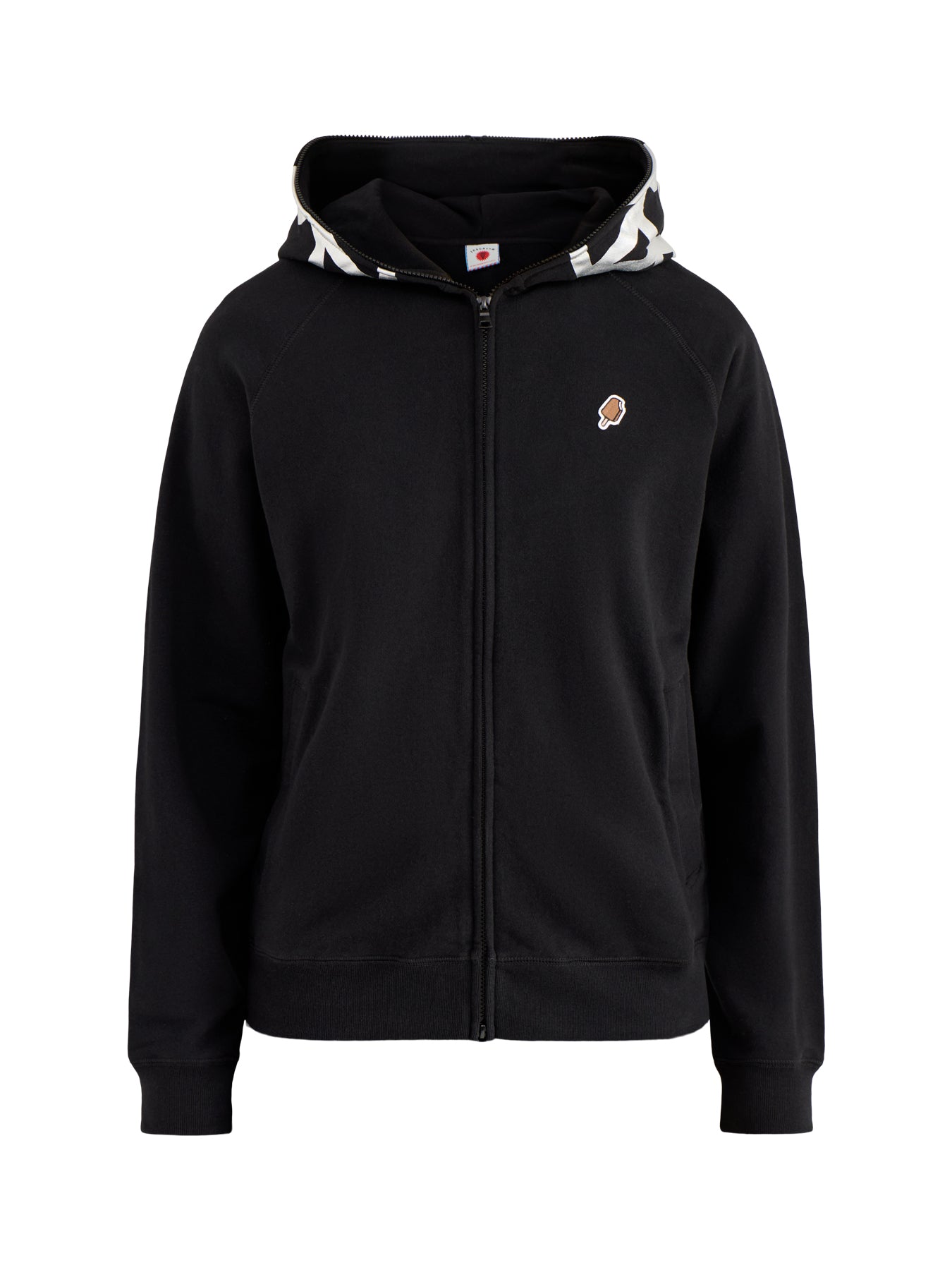 Smiley Zip Through Hood