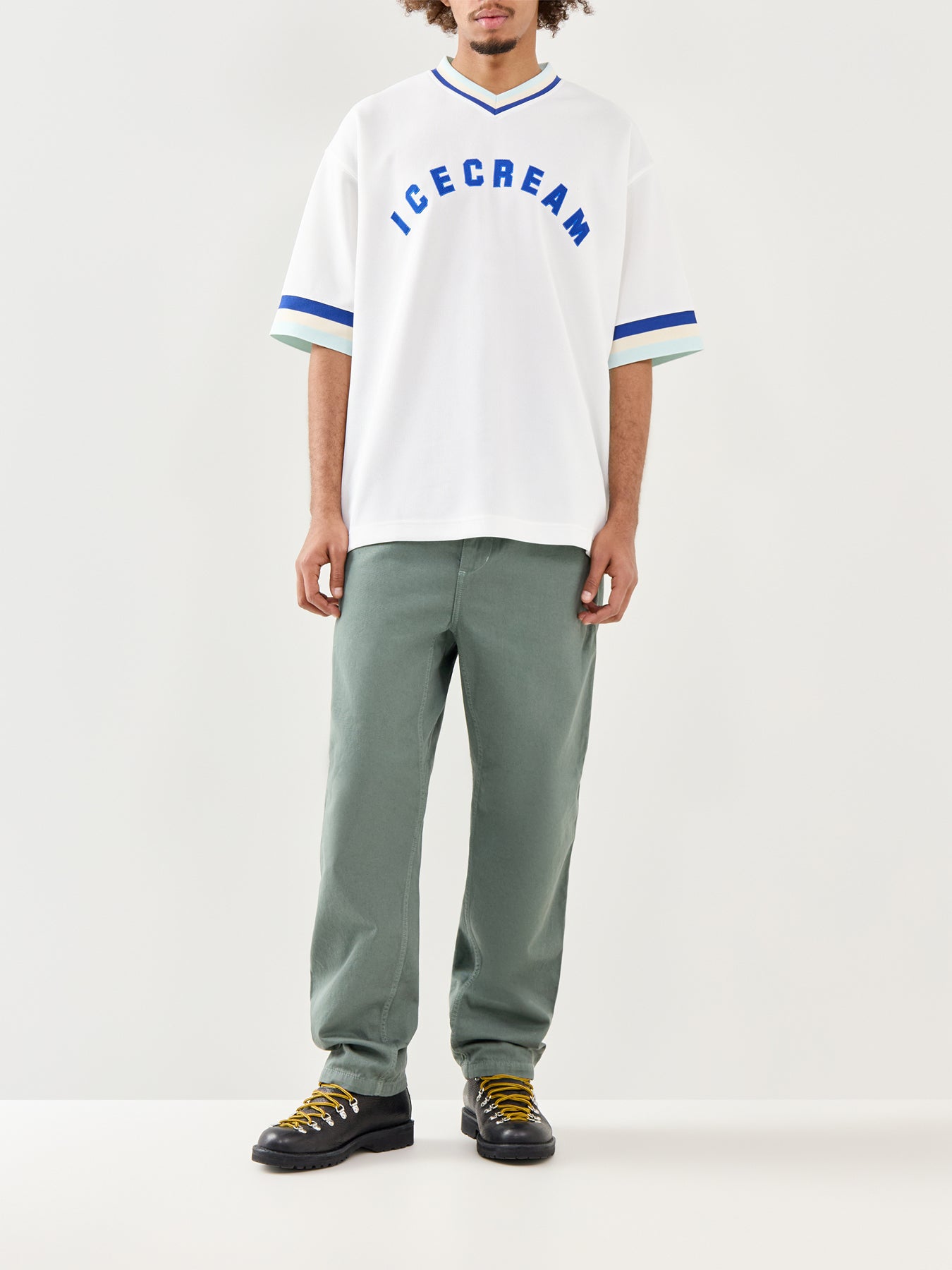 V-Neck Sports Jersey White