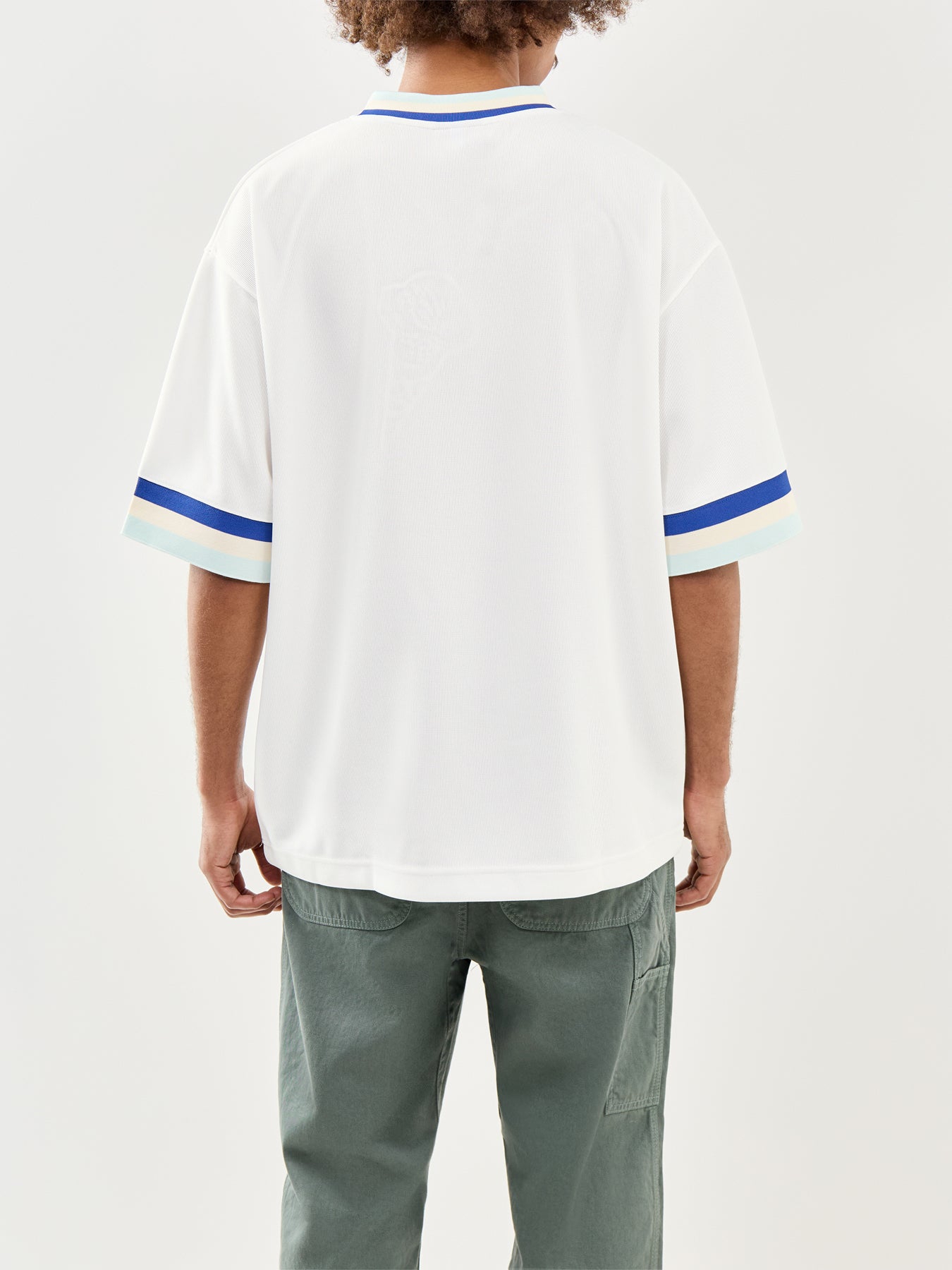 V-Neck Sports Jersey White