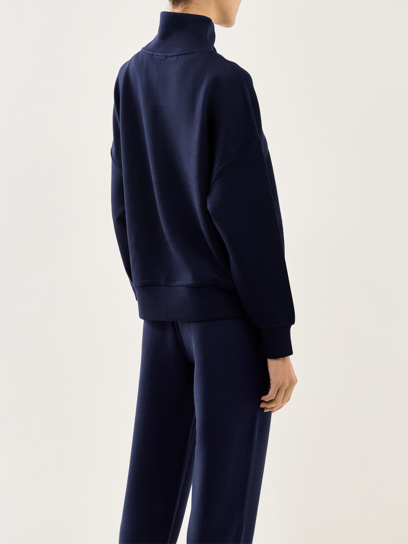 Hawley Half Zip Sweat Navy