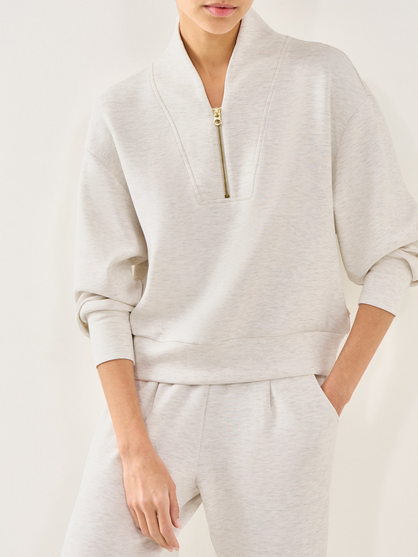 Davidson Sweat Ivory Marl