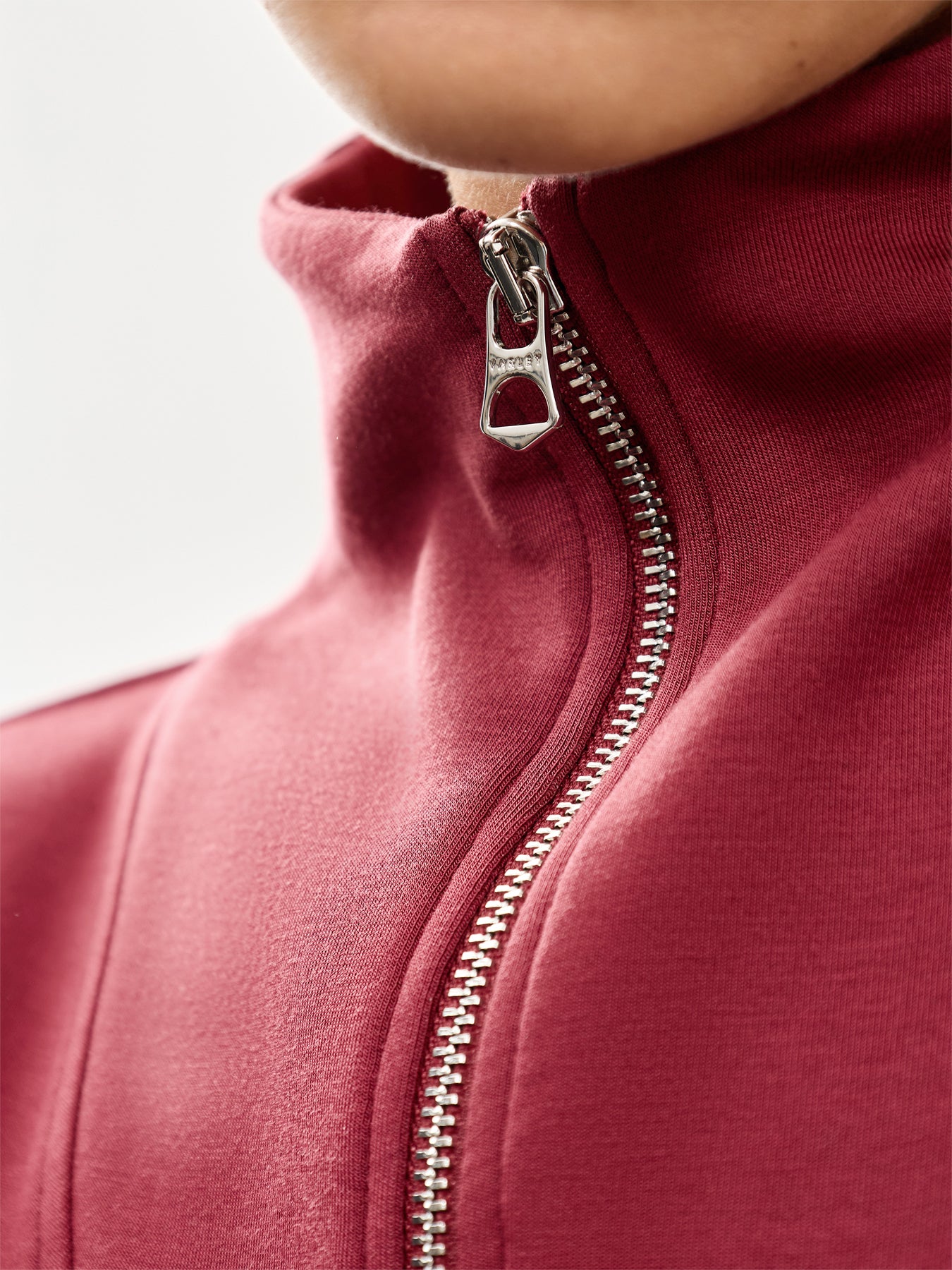 Hawley Half Zip Sweat New Maroon