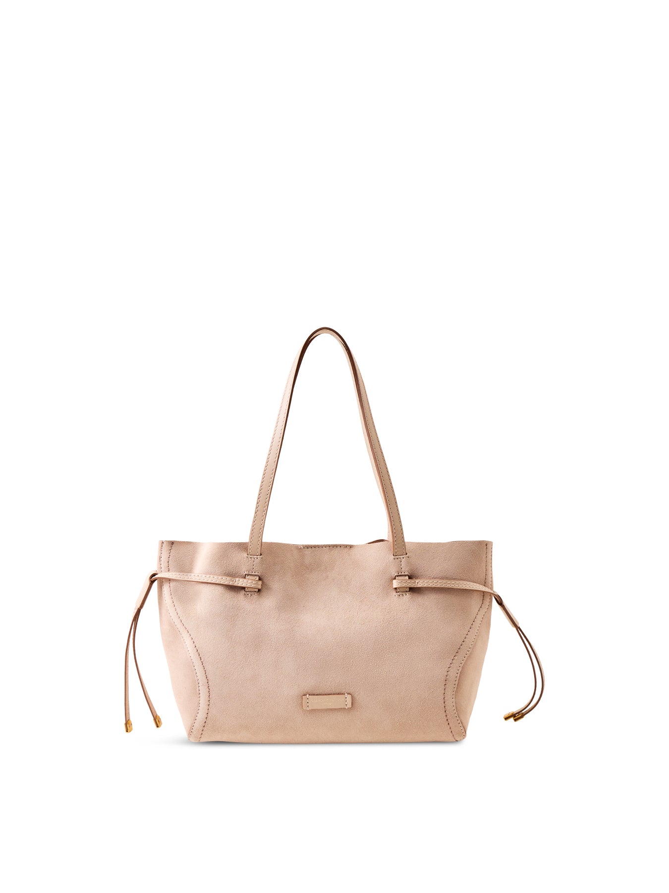 Violette Suede Tote Bag Nude