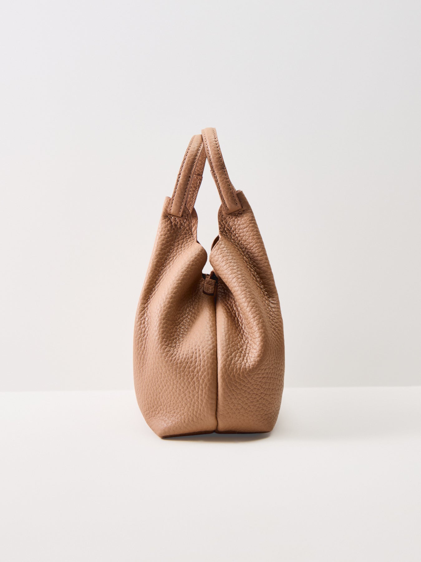 Dua Medium Leather Crossbody Bag Brown