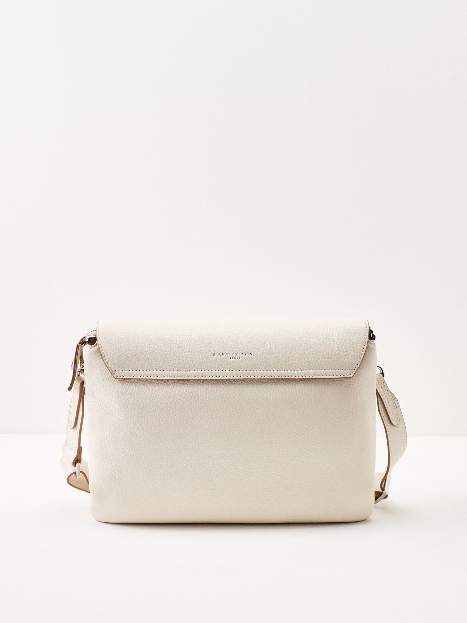 Three Large Crossbody Bag White
