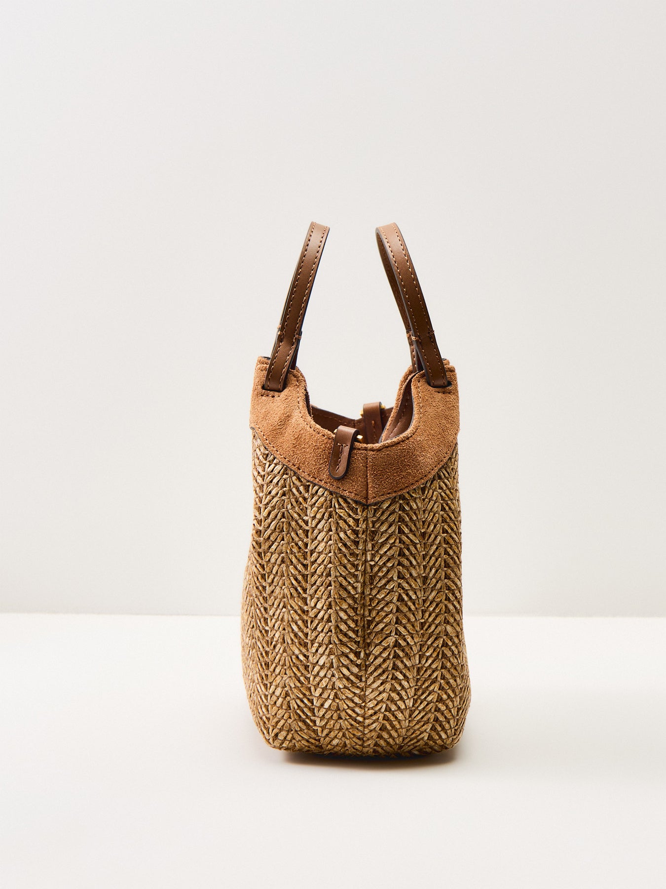 Dua S Straw Crossbody Bag Neutral