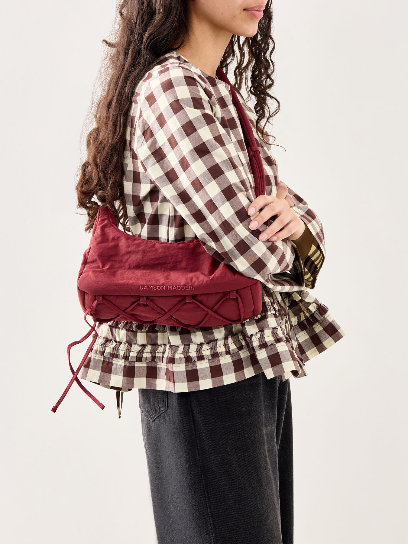 Puffy Saz Bag Burgundy