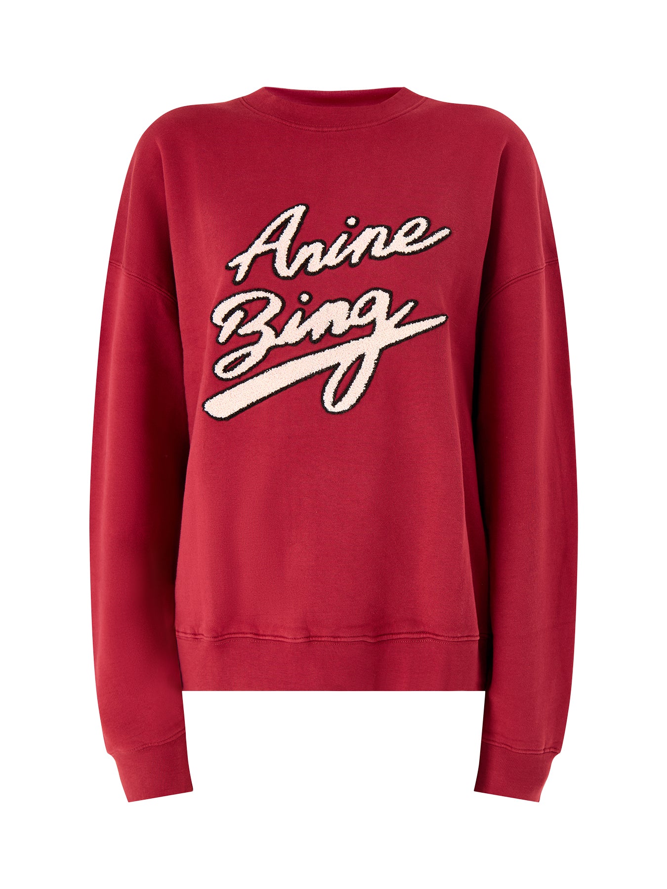 Miles Chenille Signature Sweatshirt Red