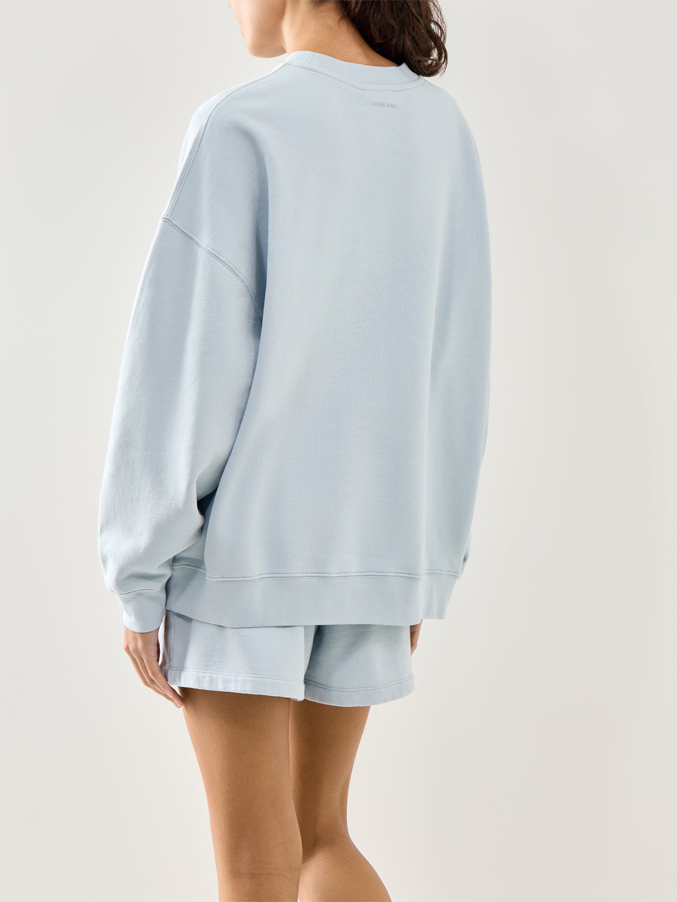 Miles Relaxed Logo Sweatshirt Blue