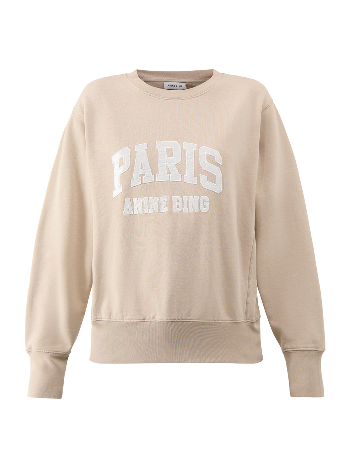 Harry Shrunken Sweatshirt Paris Beige