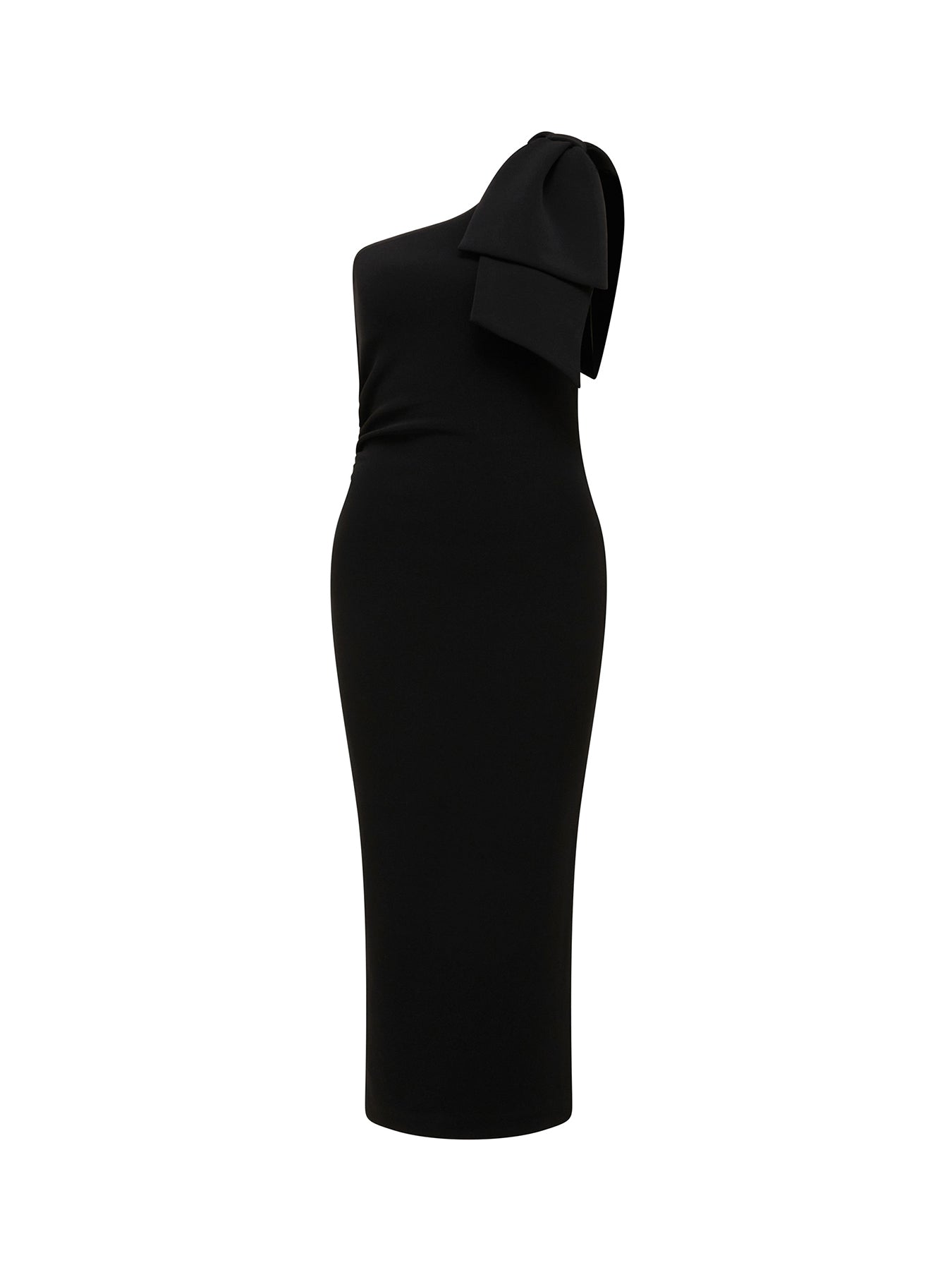 Jade Bow Bodycon Dress Black