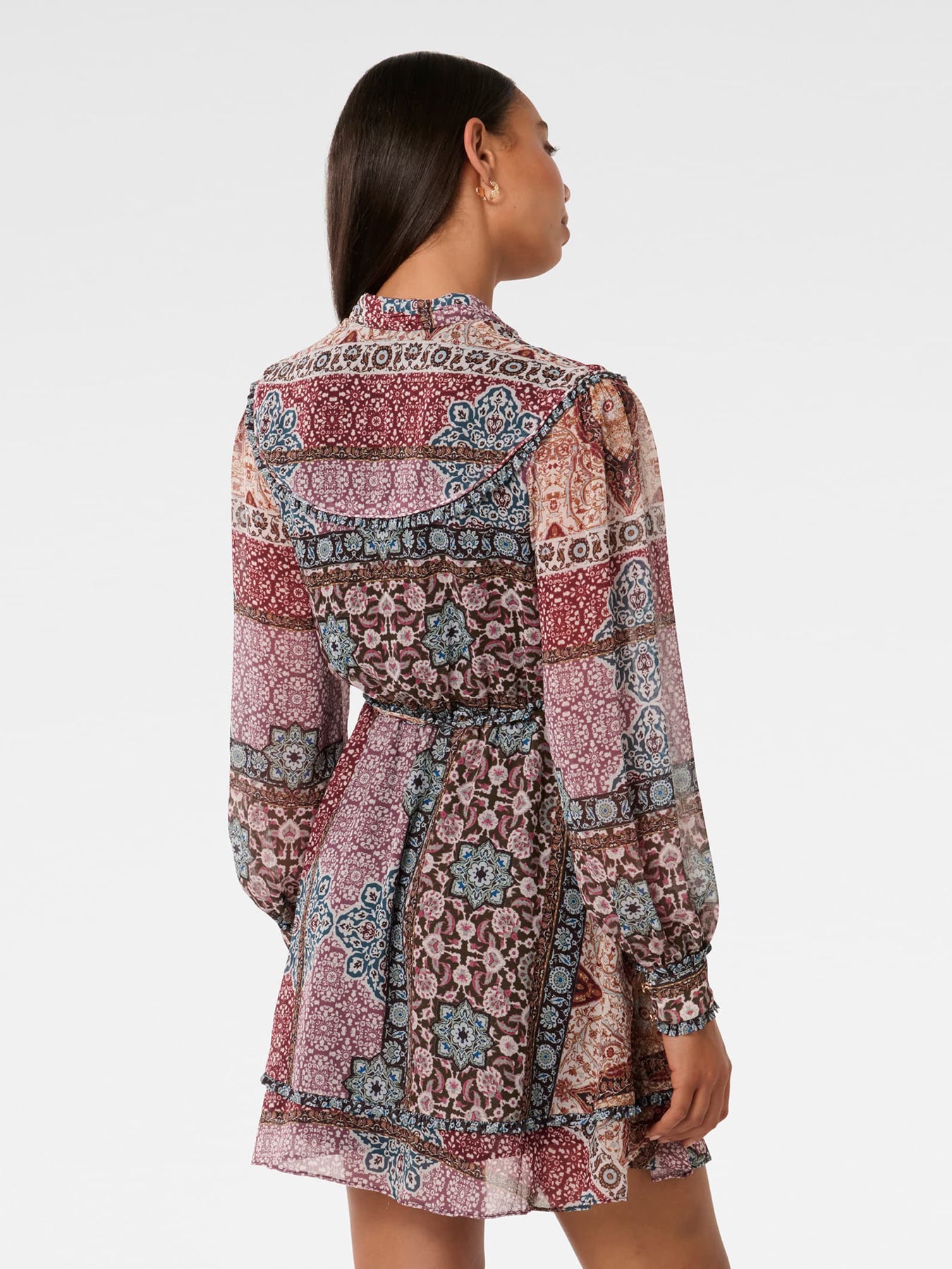 Sonny Frill Mini Dress Multi