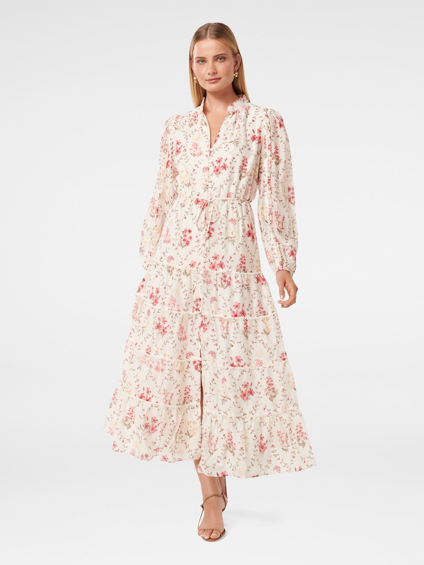 Jessie Button Down Dress Green