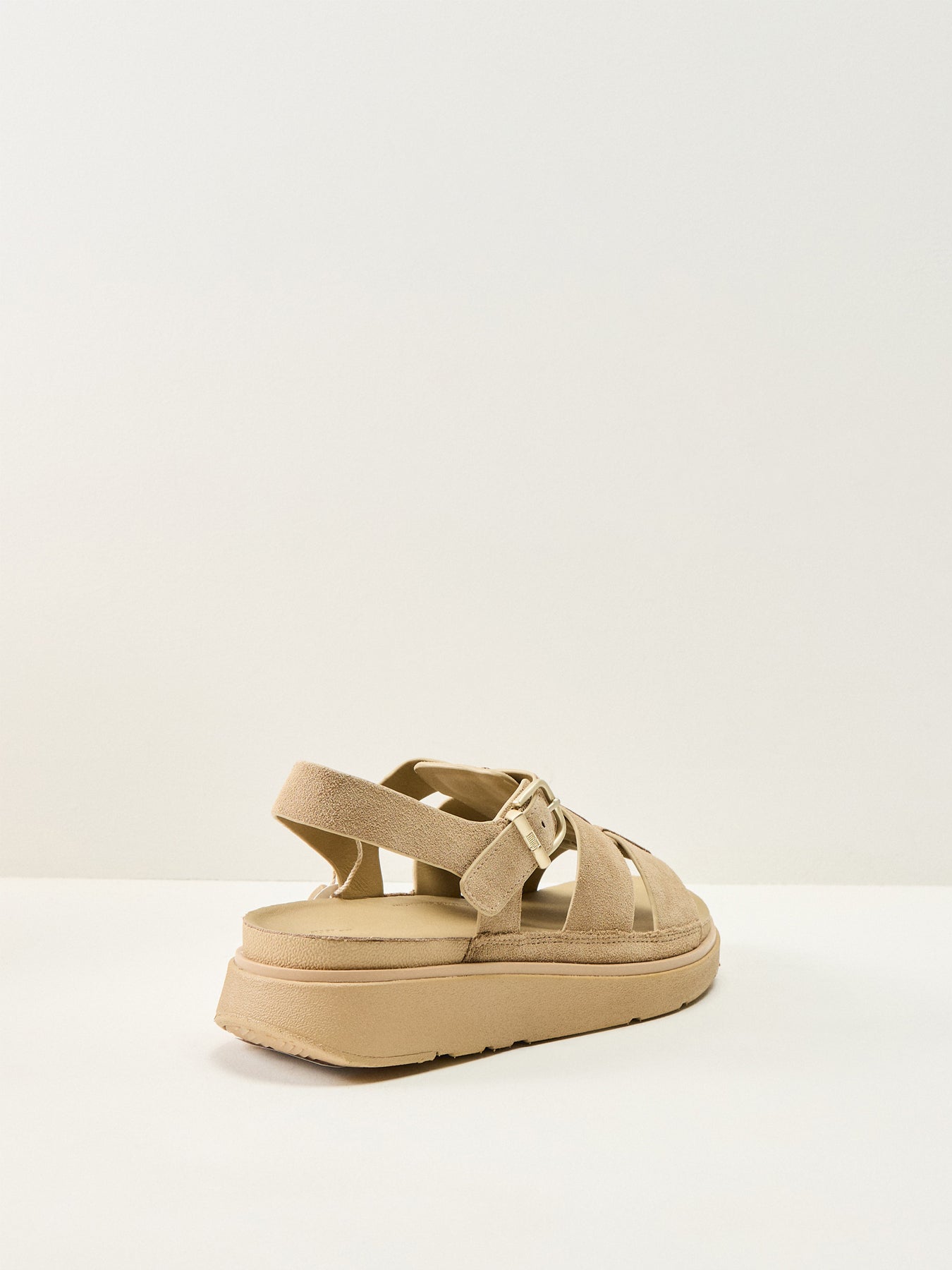 Suede Fisherman Sandals Brown