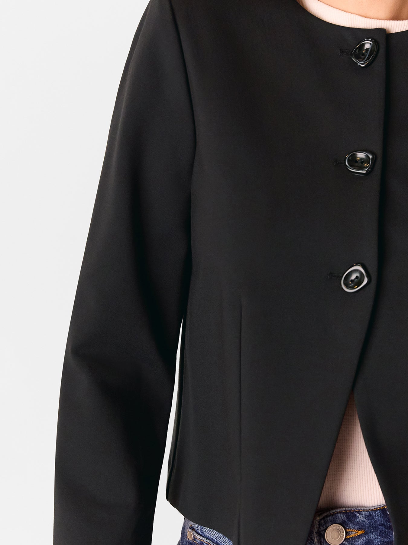 Anne Ponte Button Jacket