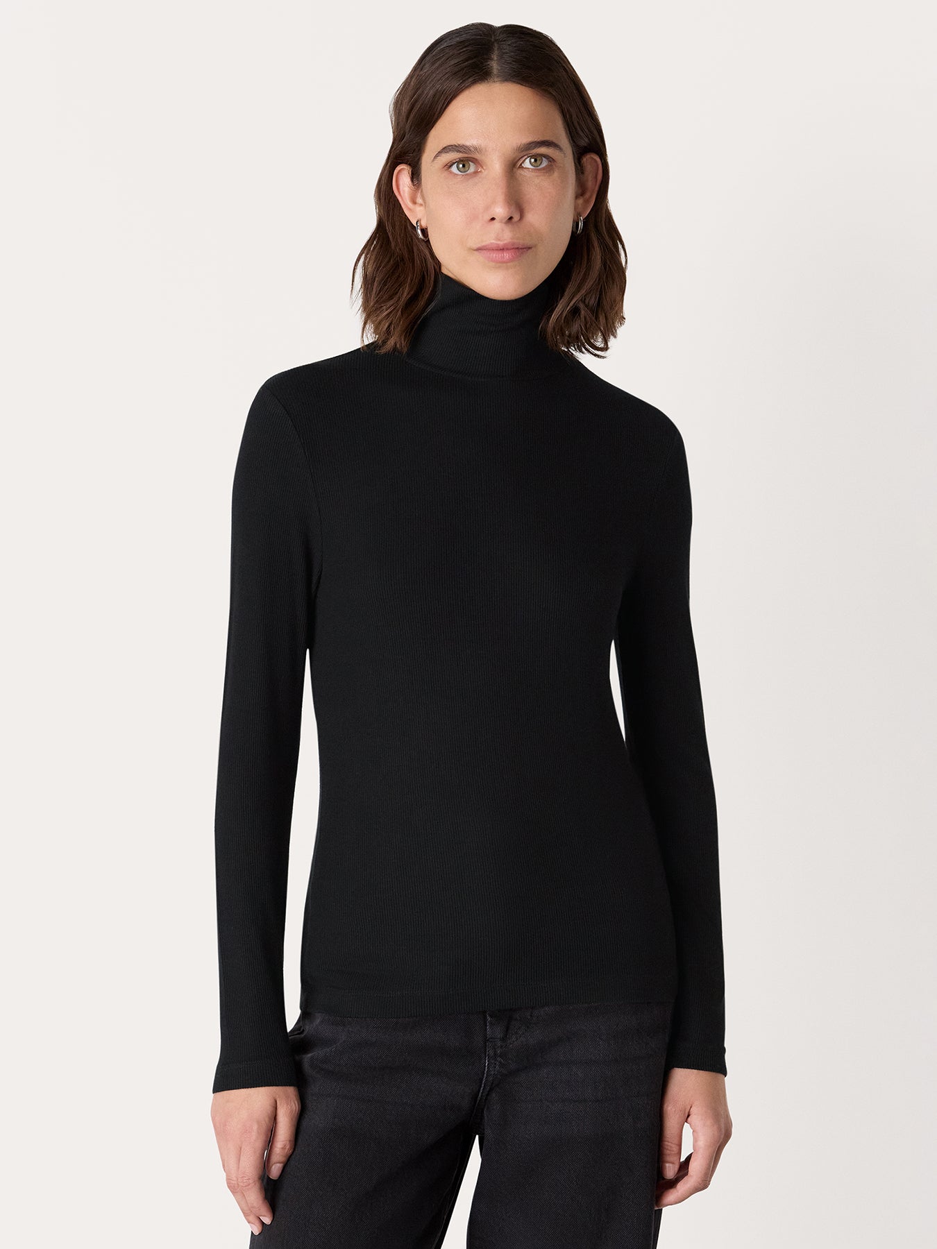 Essential Ribbed Polo Jumper