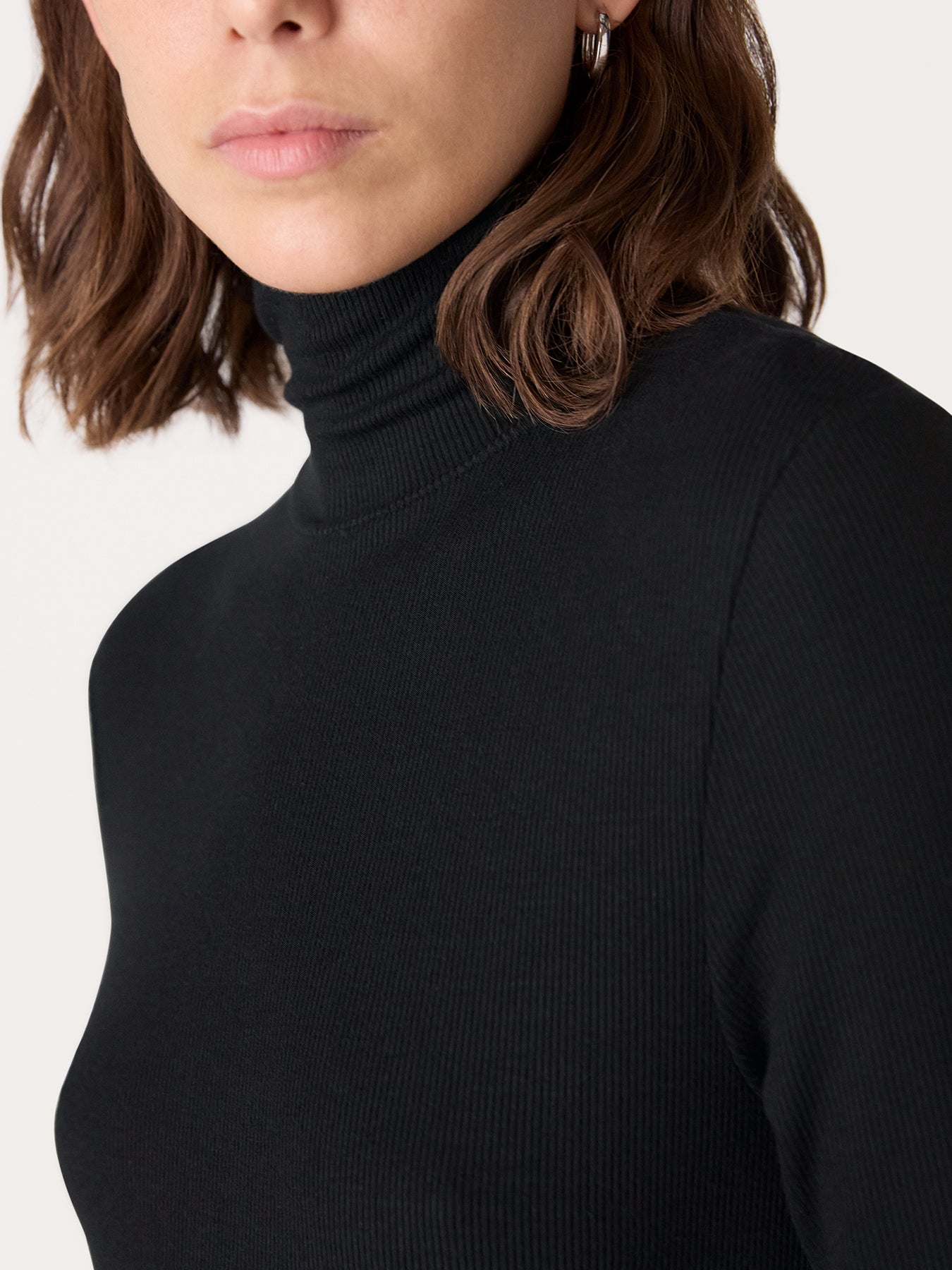 Essential Ribbed Polo Jumper
