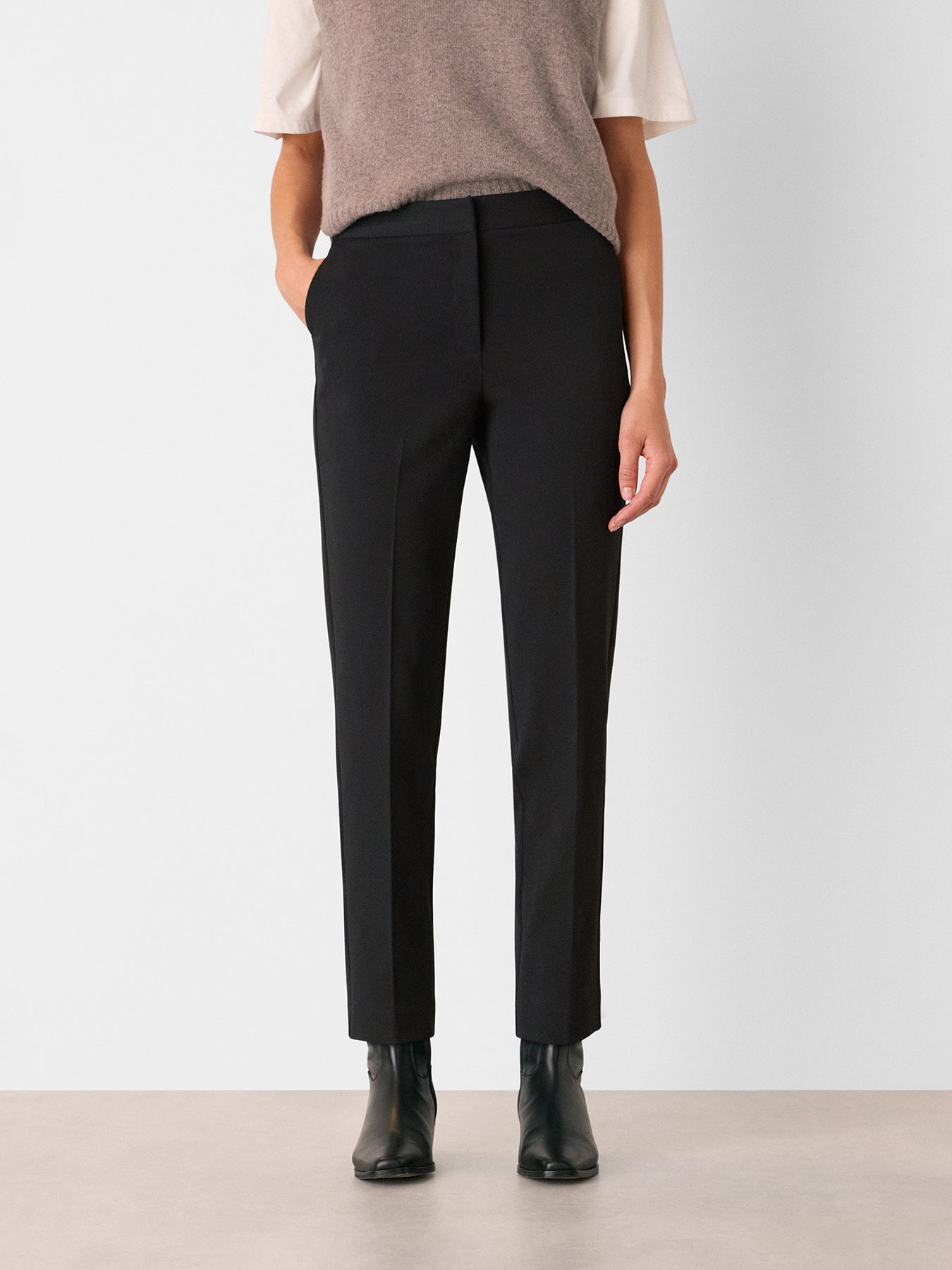 Black Lily Cigarette Trouser