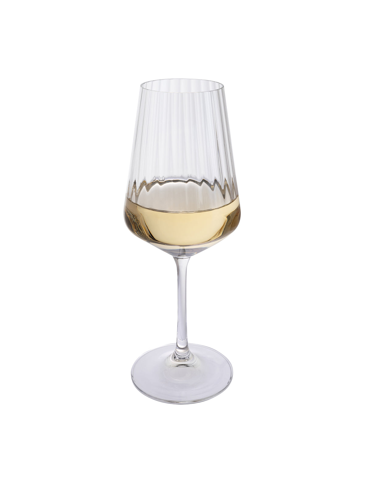 Cheers Optic White Wine Glasses Set of 4