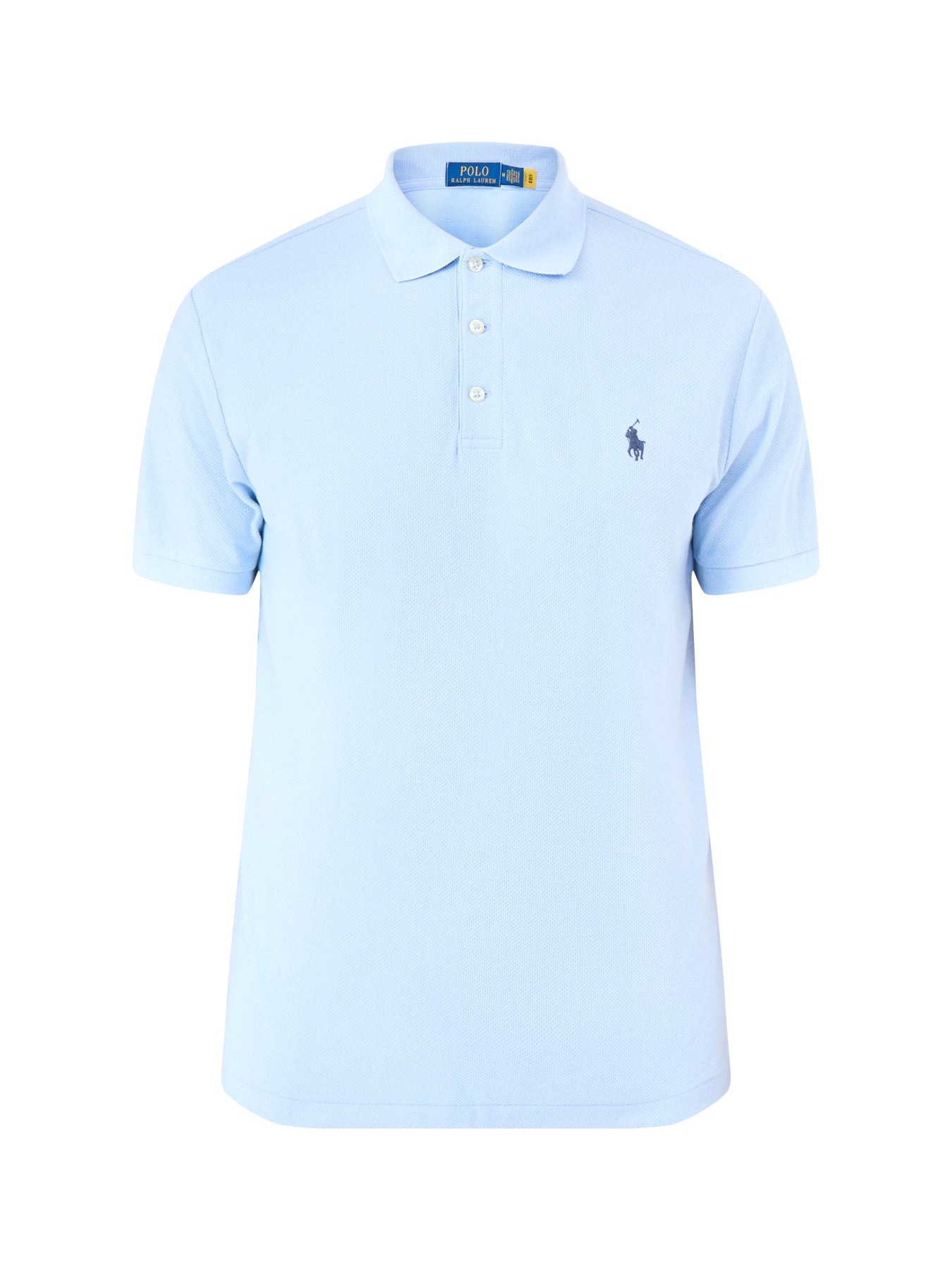 Honeycomb Polo Shirt Blue
