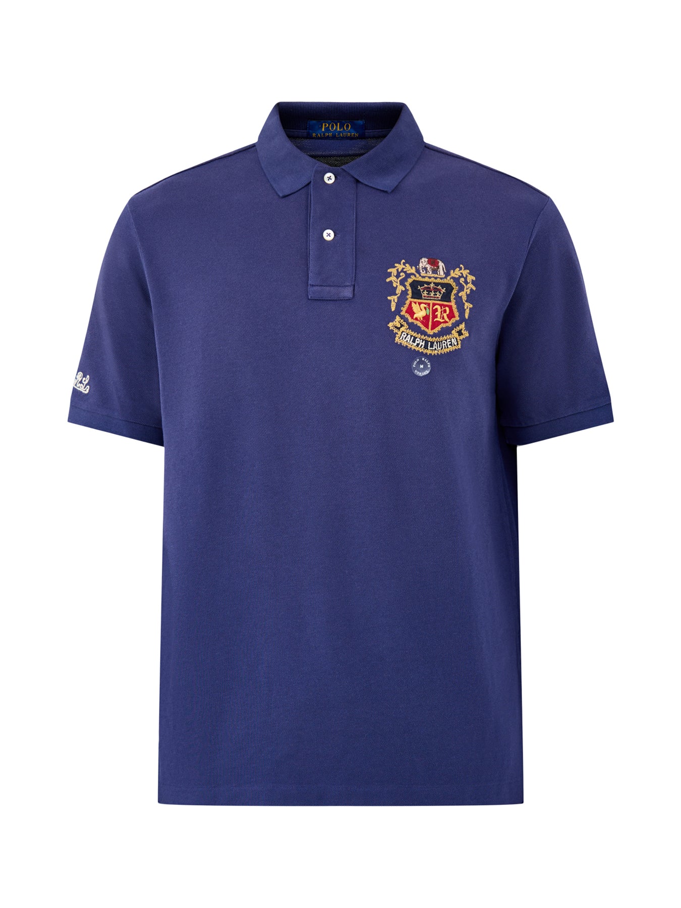 Crest Polo Shirt Blue