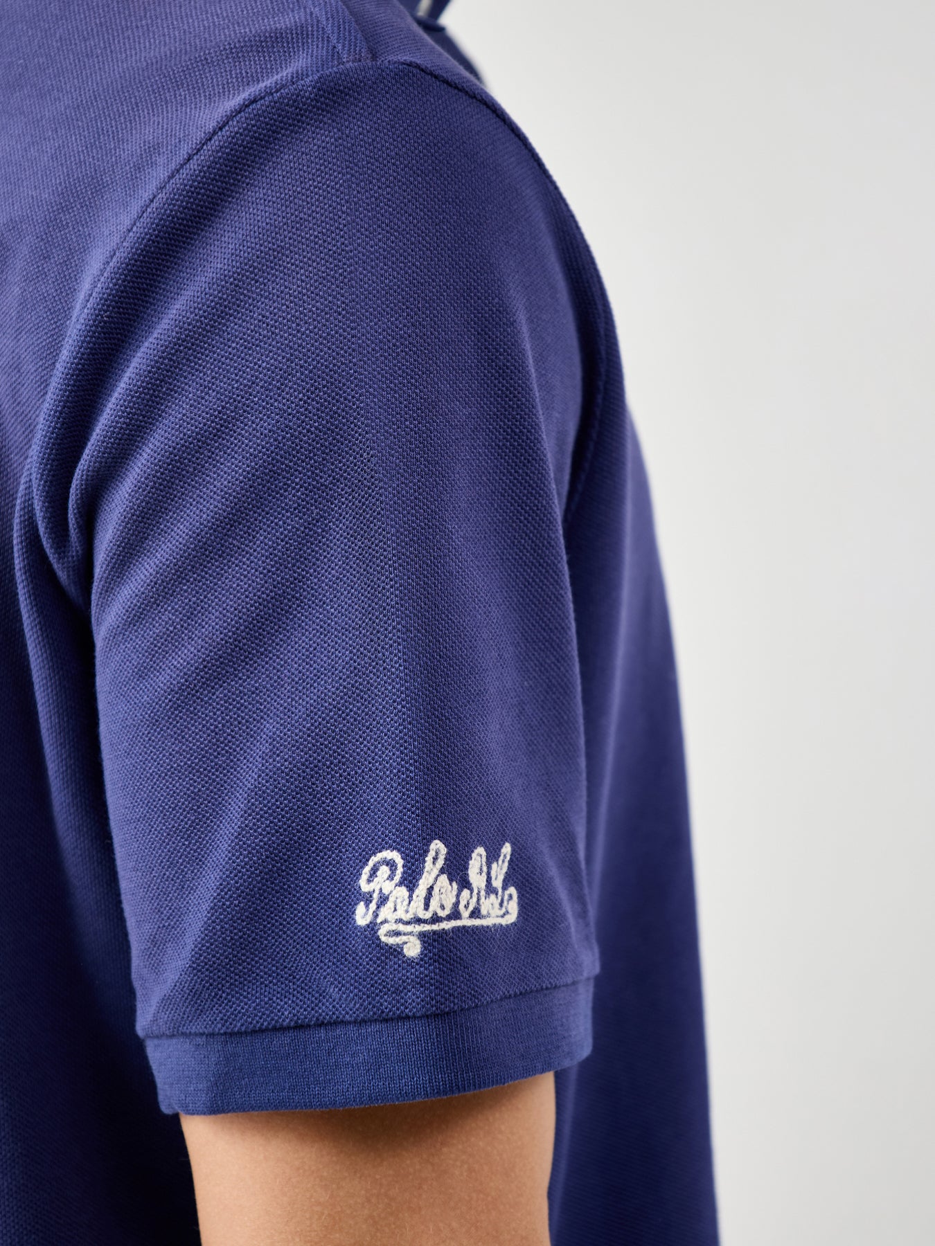 Crest Polo Shirt Blue