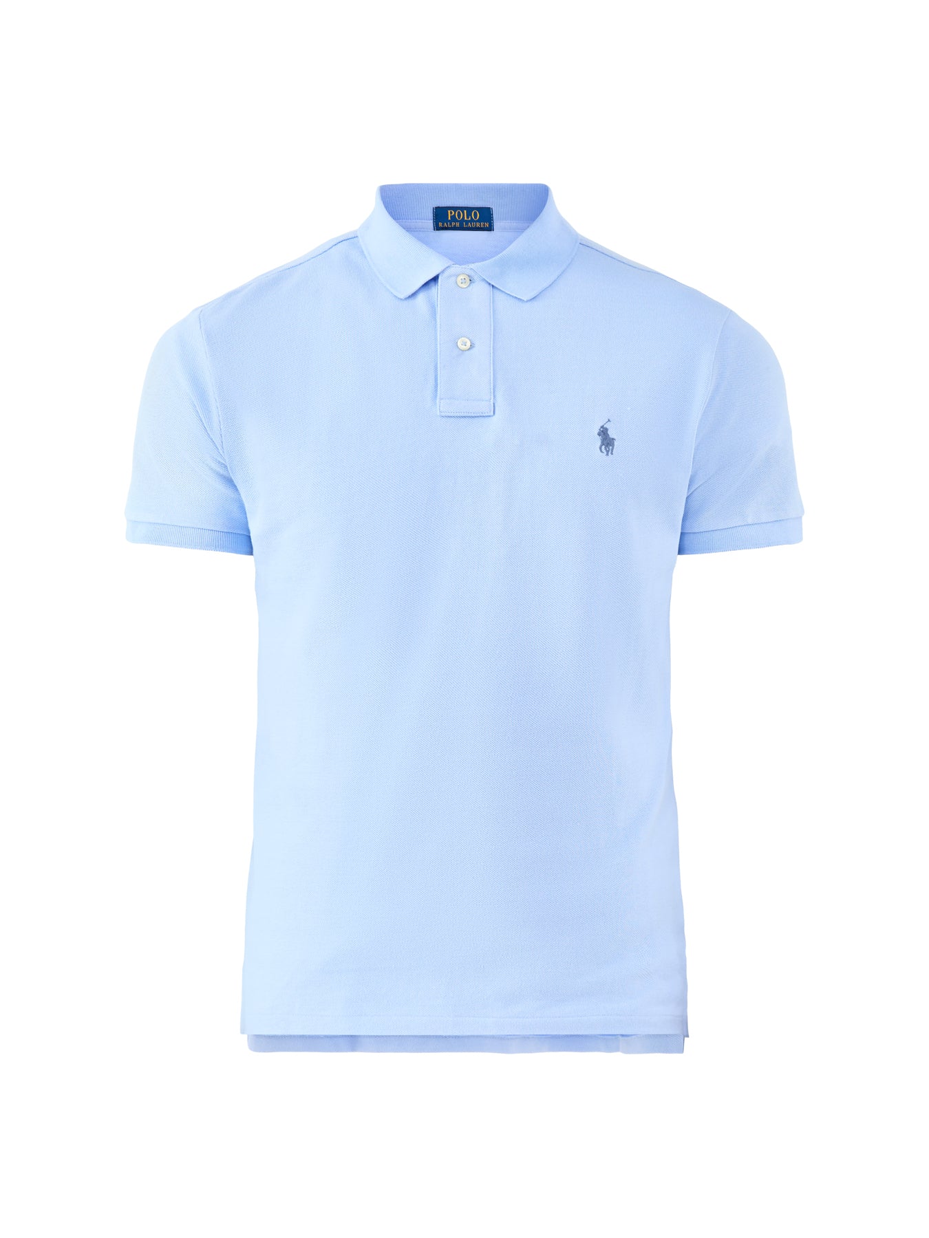 Custom Fit Polo Shirt Blue