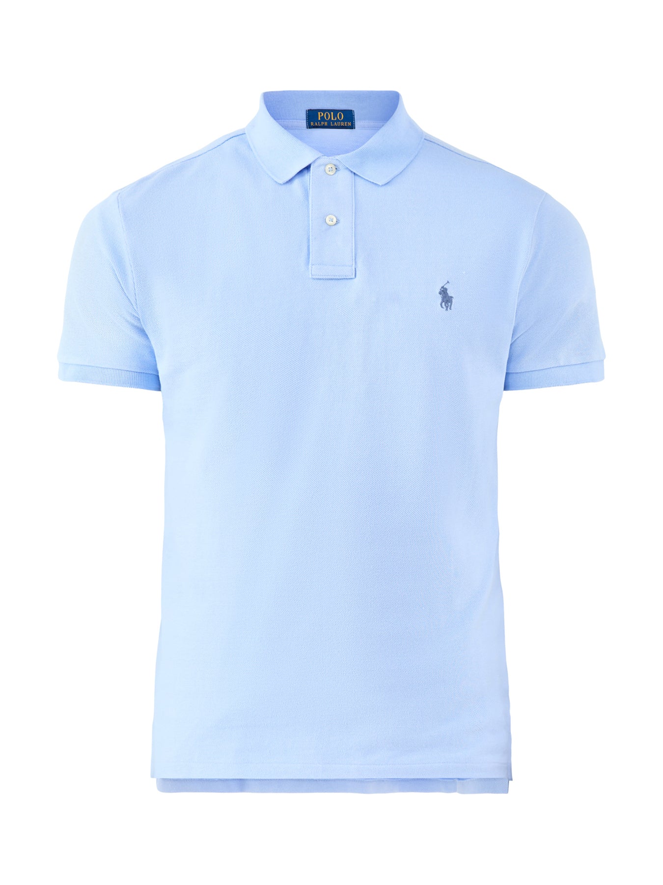 Custom Fit Polo Shirt Blue