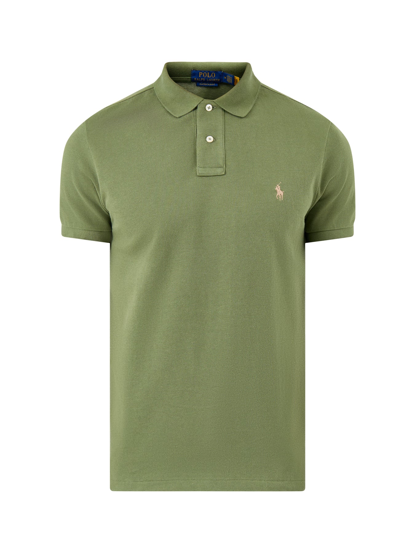 Custom Fit Polo Shirt Olive