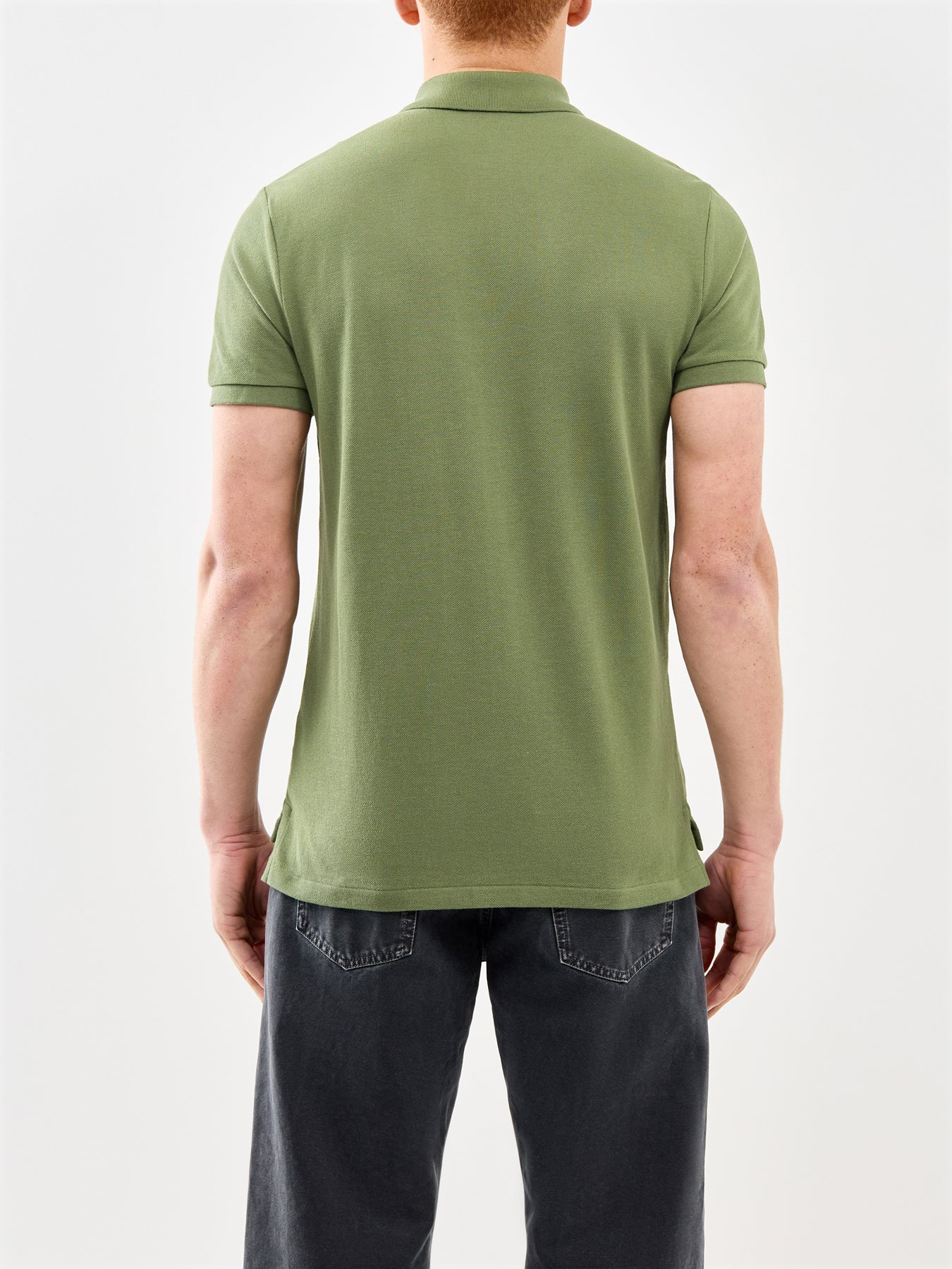 Custom Fit Polo Shirt Olive
