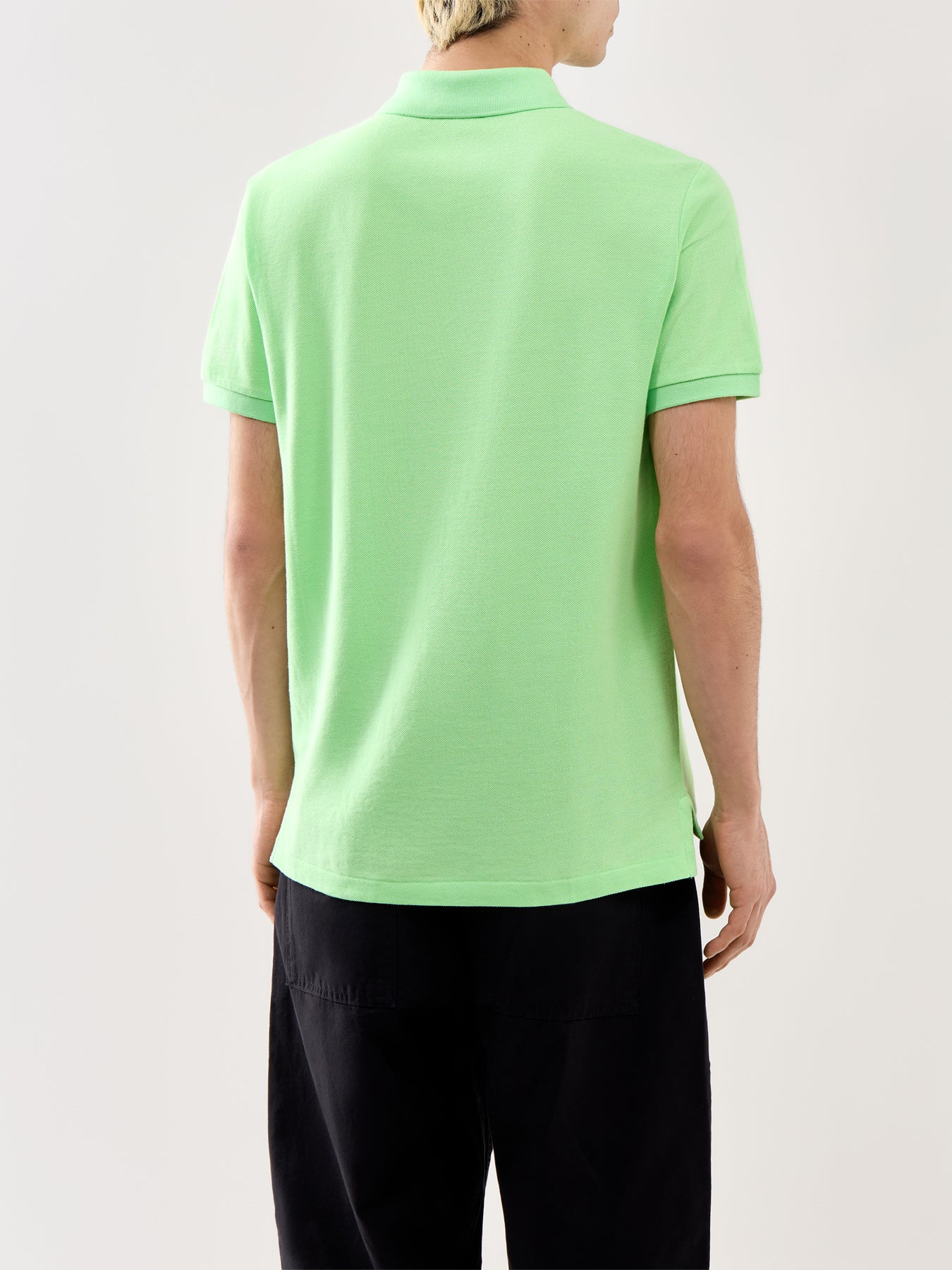 Custom Fit Polo Shirt Green